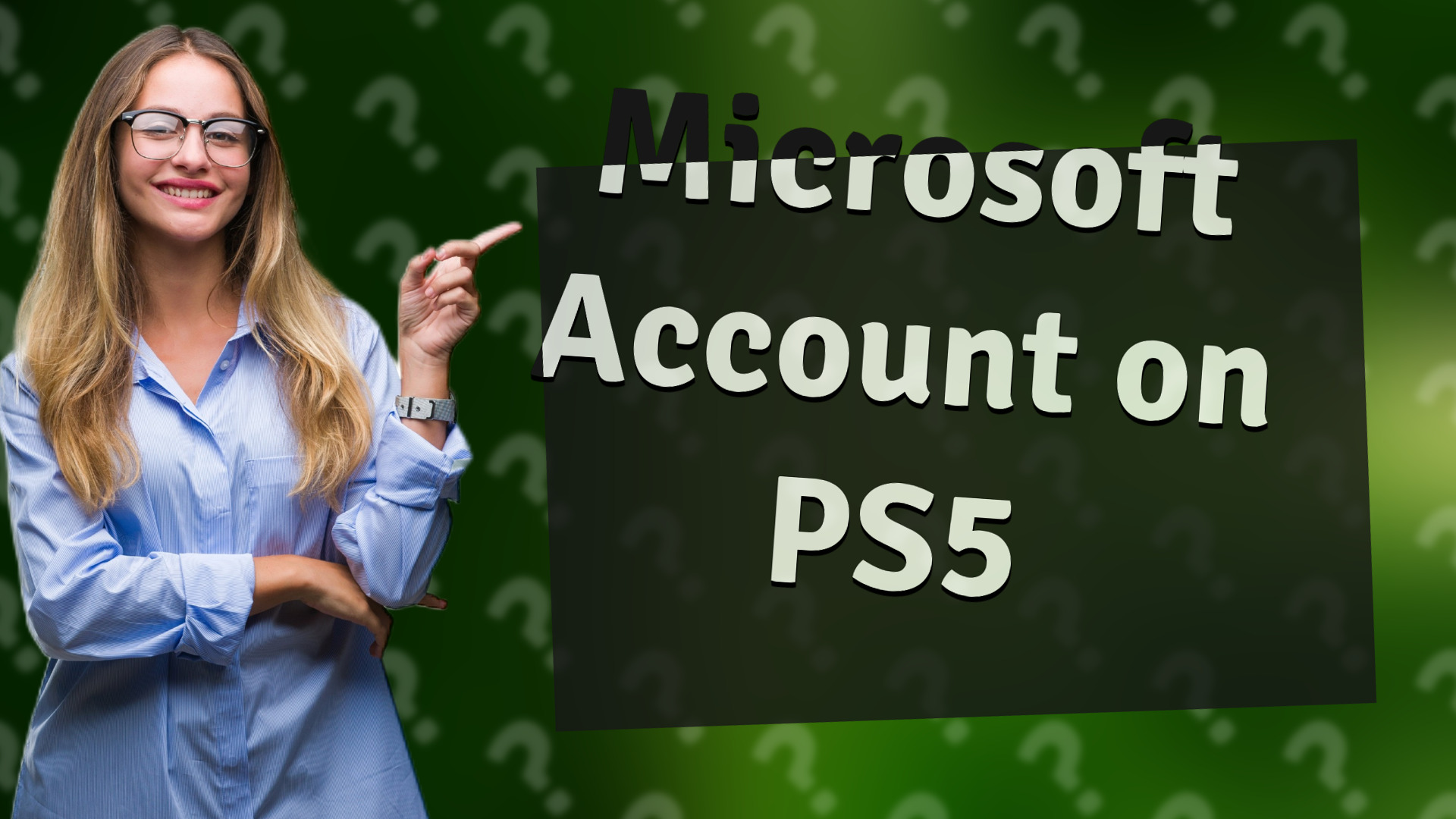 Microsoft Account on PS5