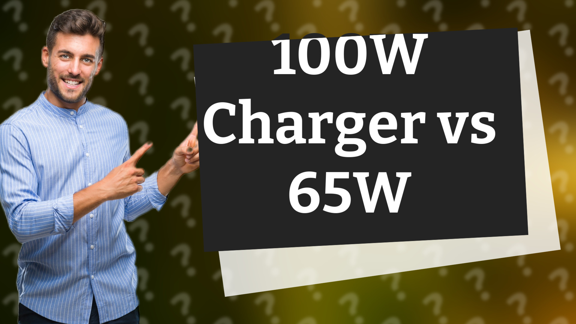 100W Charger vs 65W