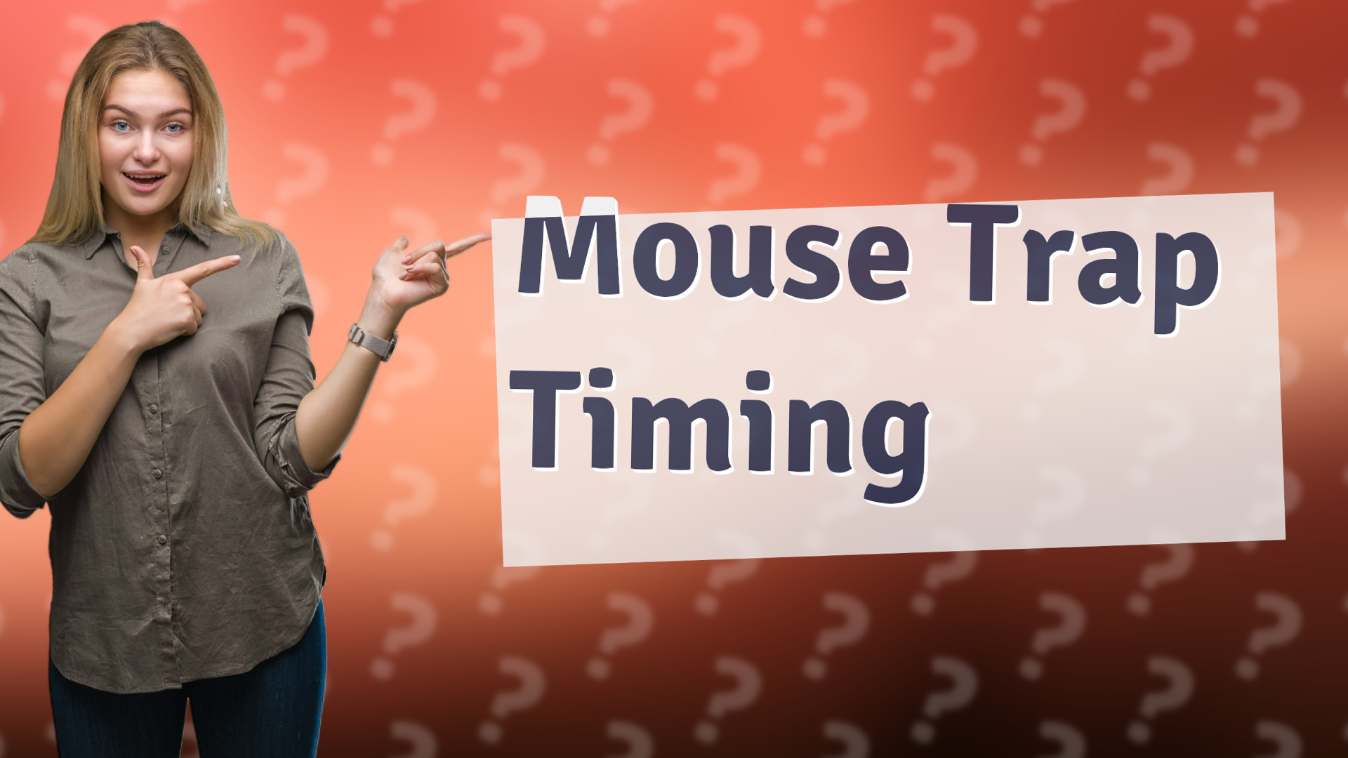 Mouse Trap Timing