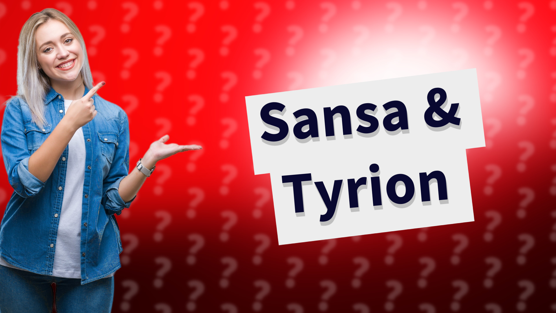 Sansa & Tyrion