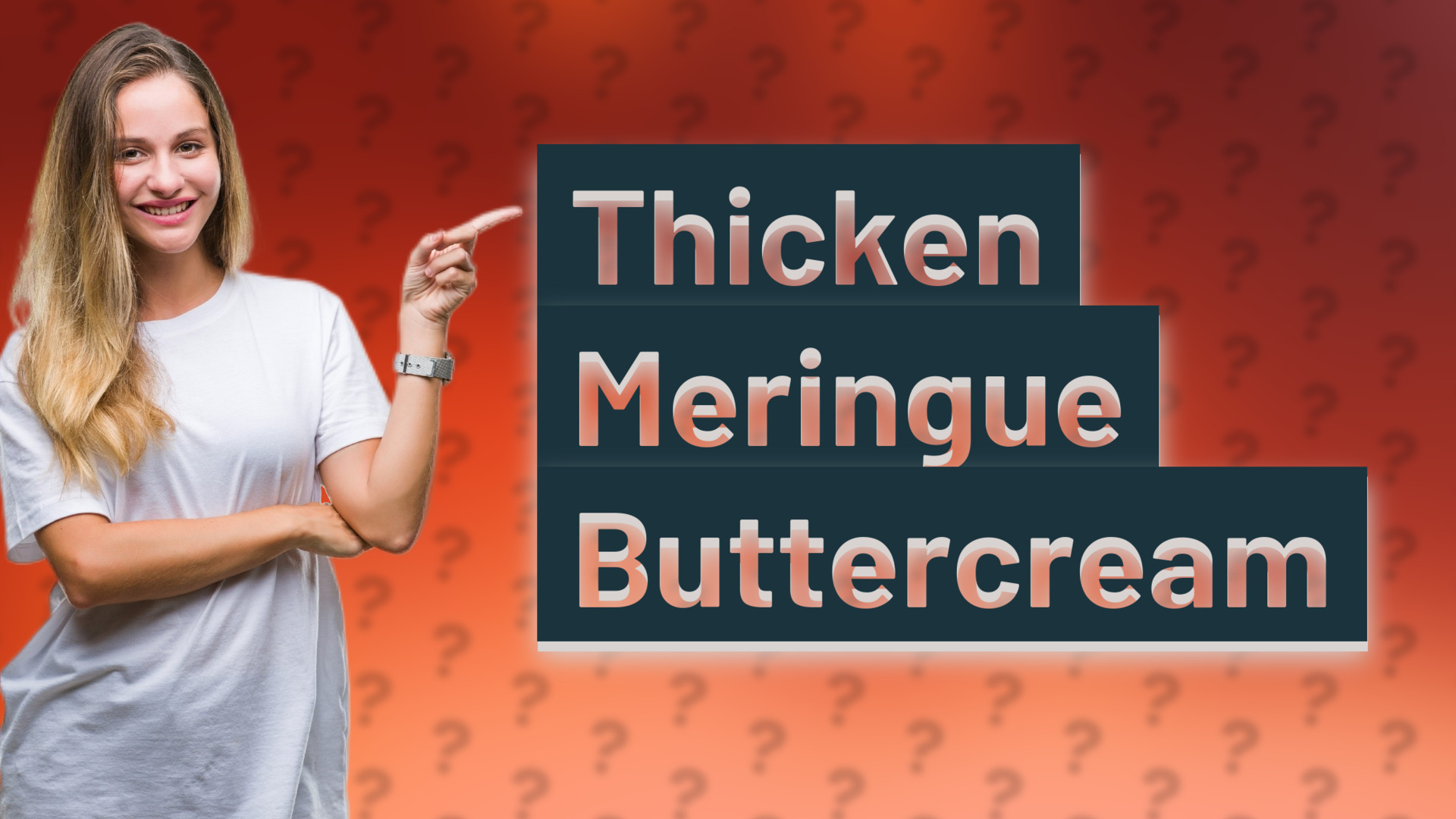 Thicken Meringue Buttercream