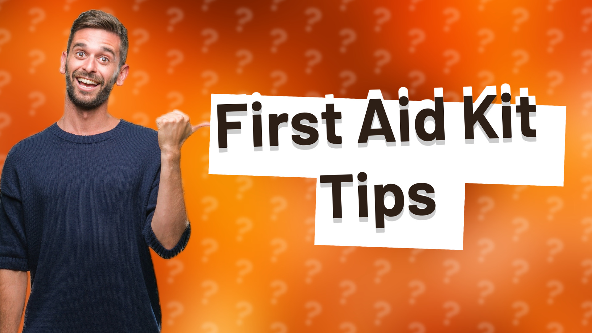First Aid Kit Tips