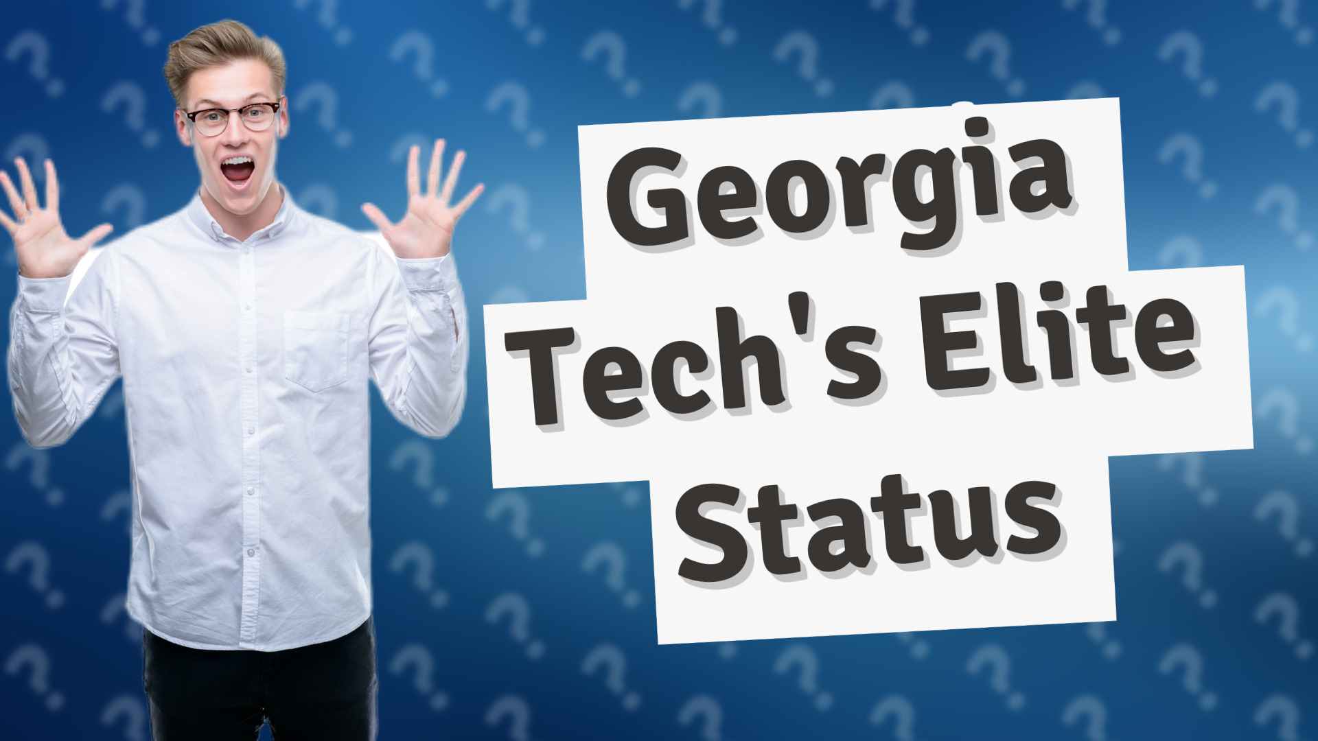 Georgia Tech's Elite Status