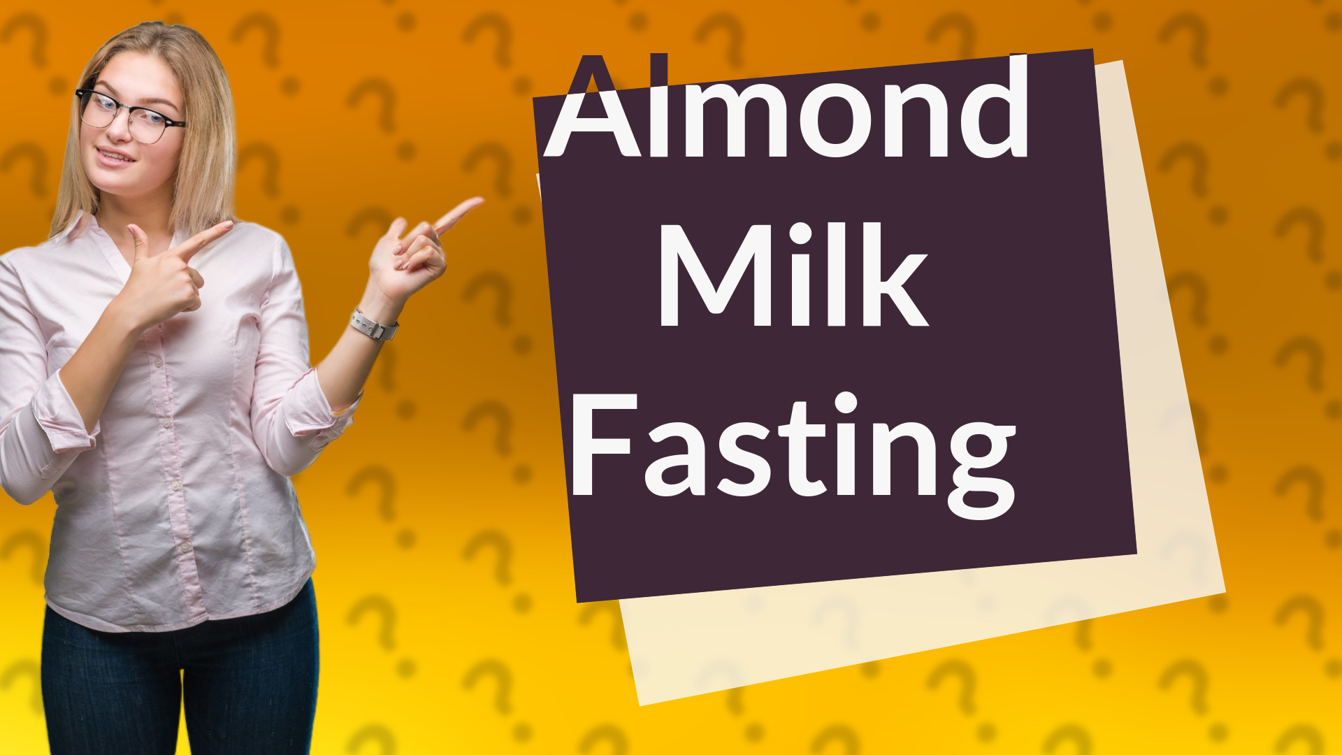 Almond Milk Fasting
