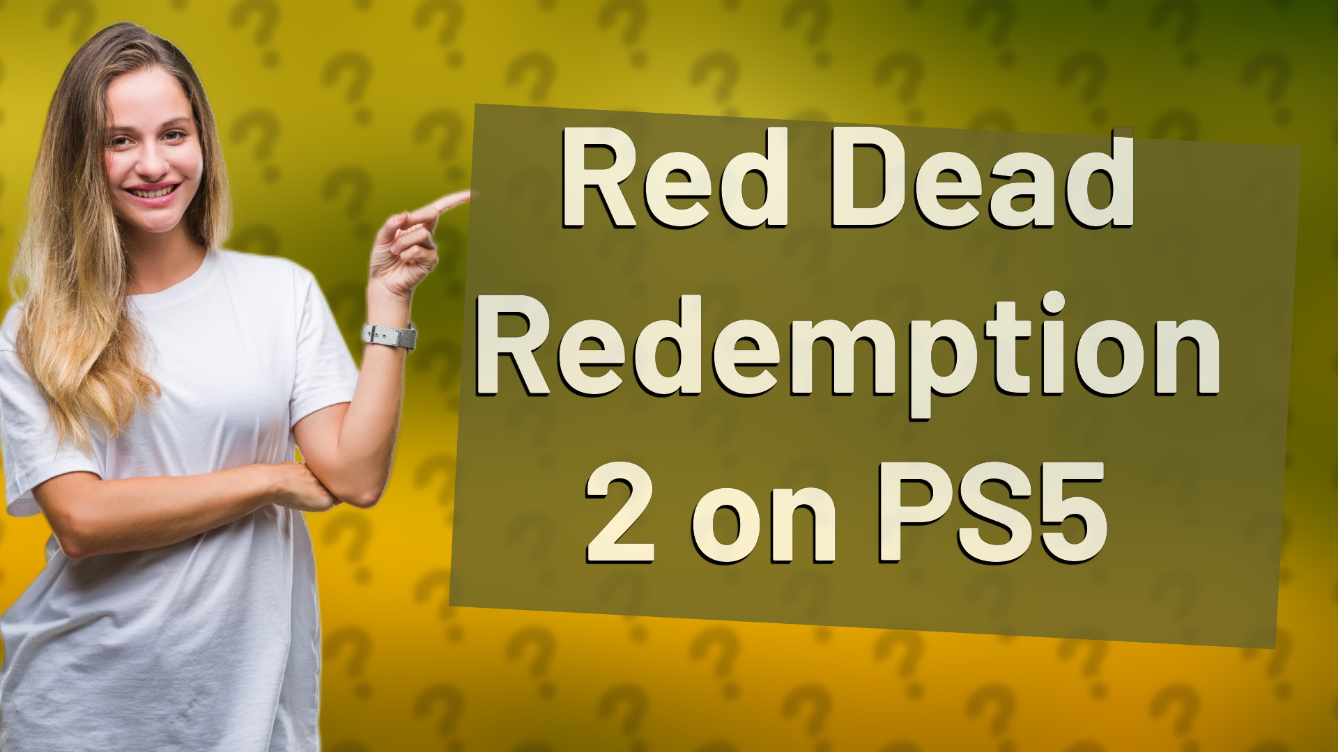 Red Dead Redemption 2 on PS5