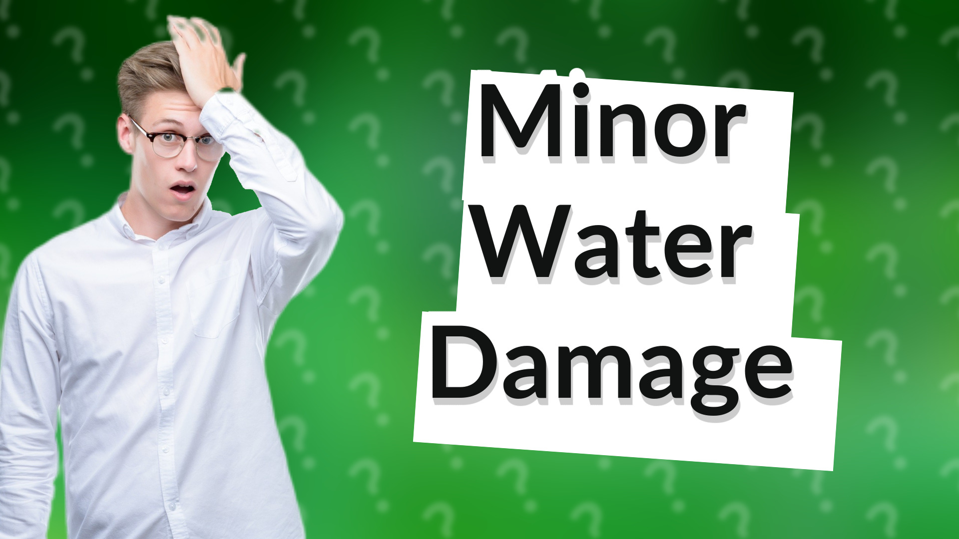 Minor Water Damage