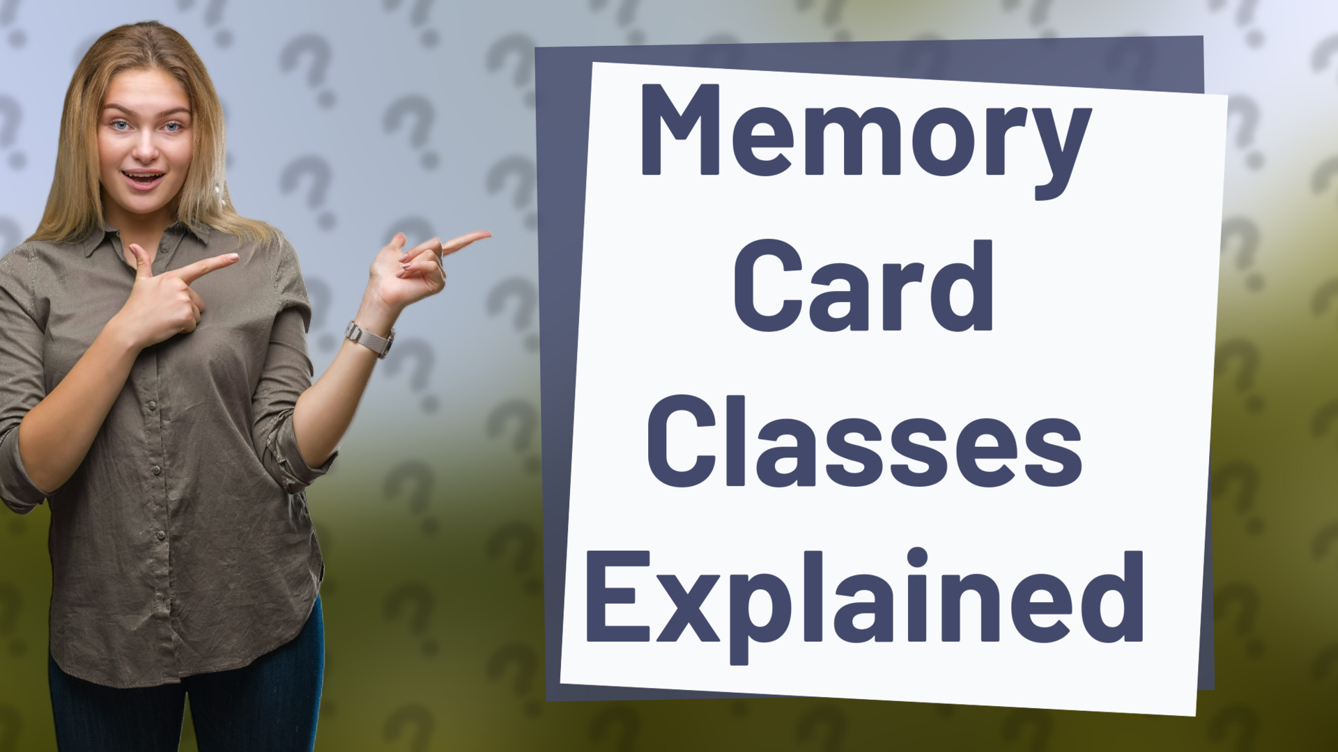 Memory Card Classes Explained