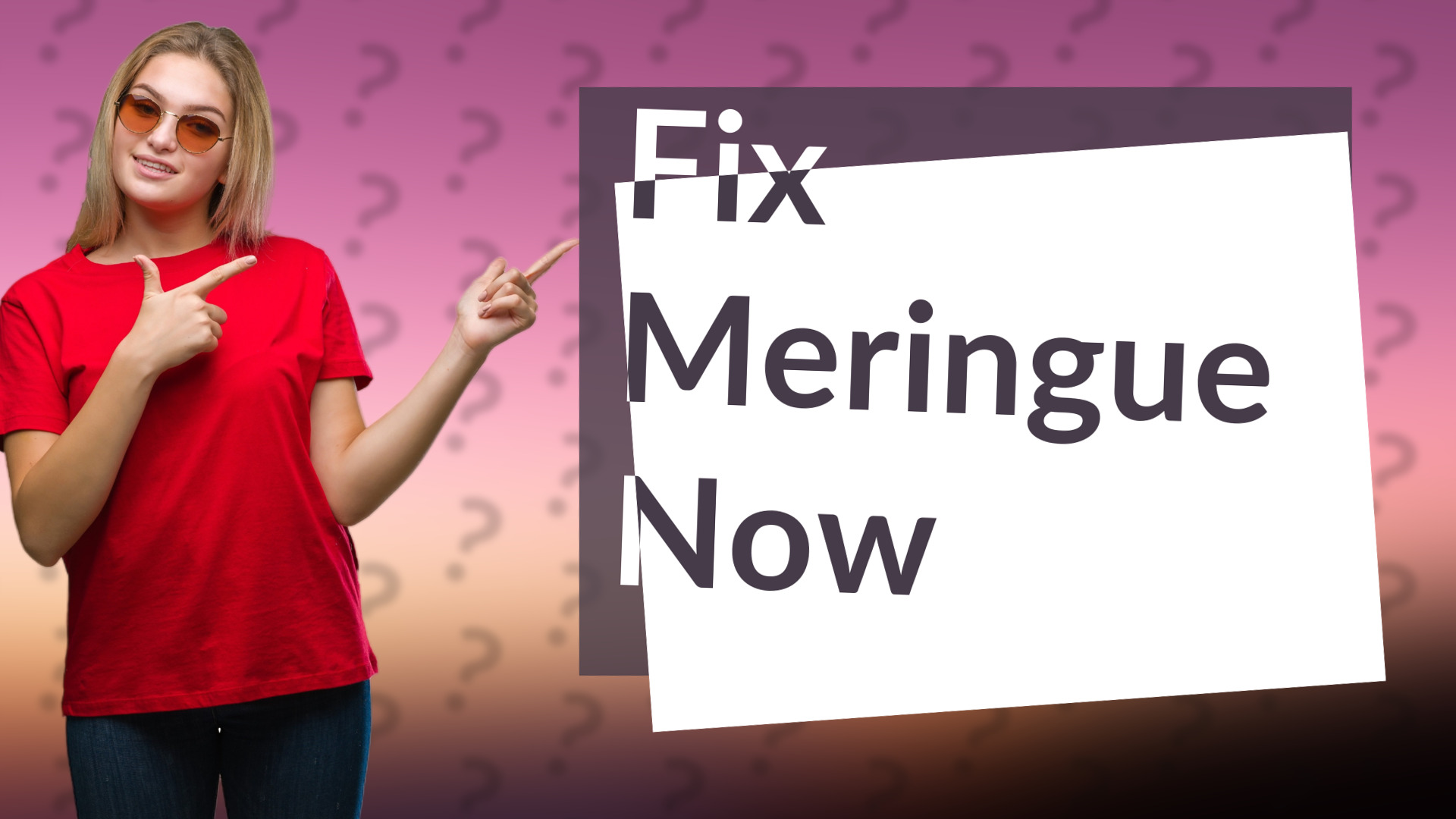 Fix Meringue Now