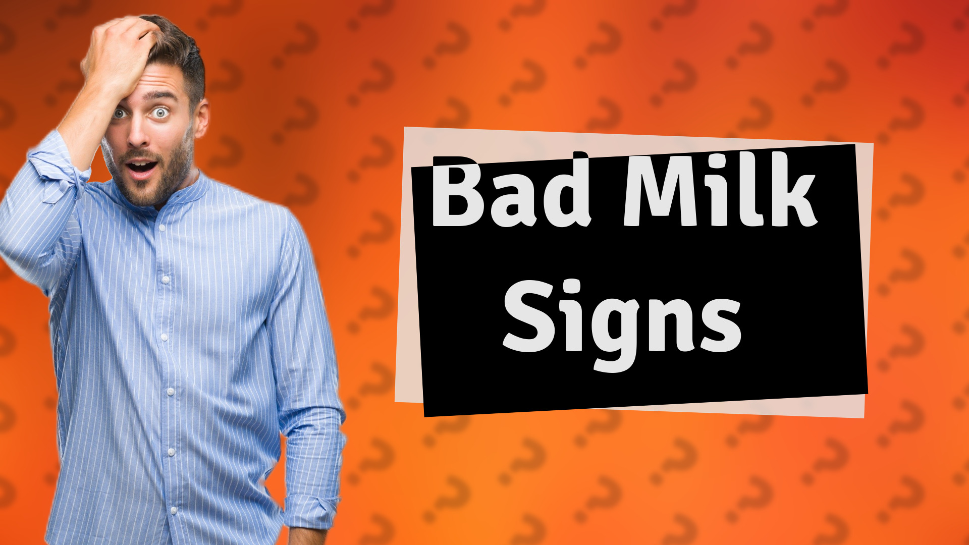Bad Milk Signs