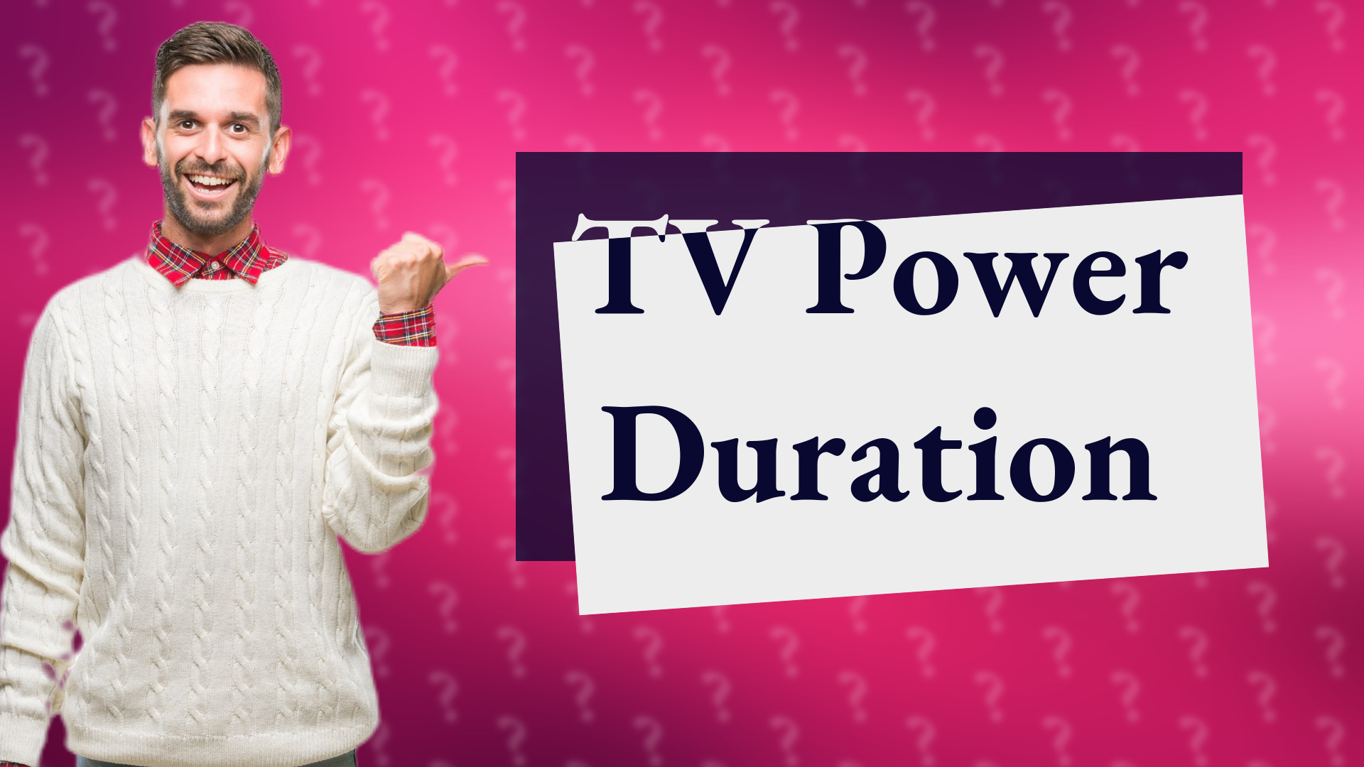 TV Power Duration