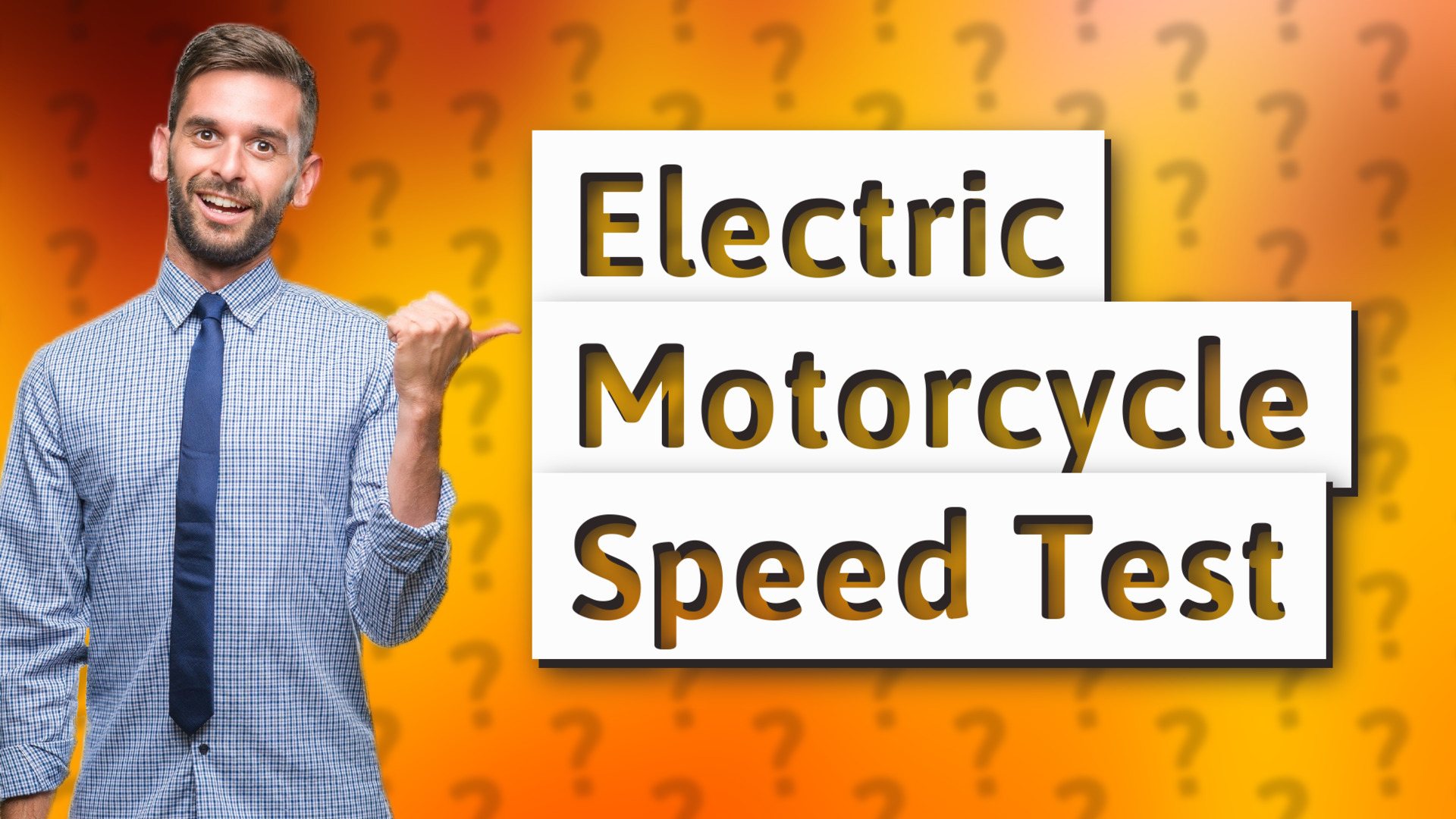 Electric Motorcycle Speed Test