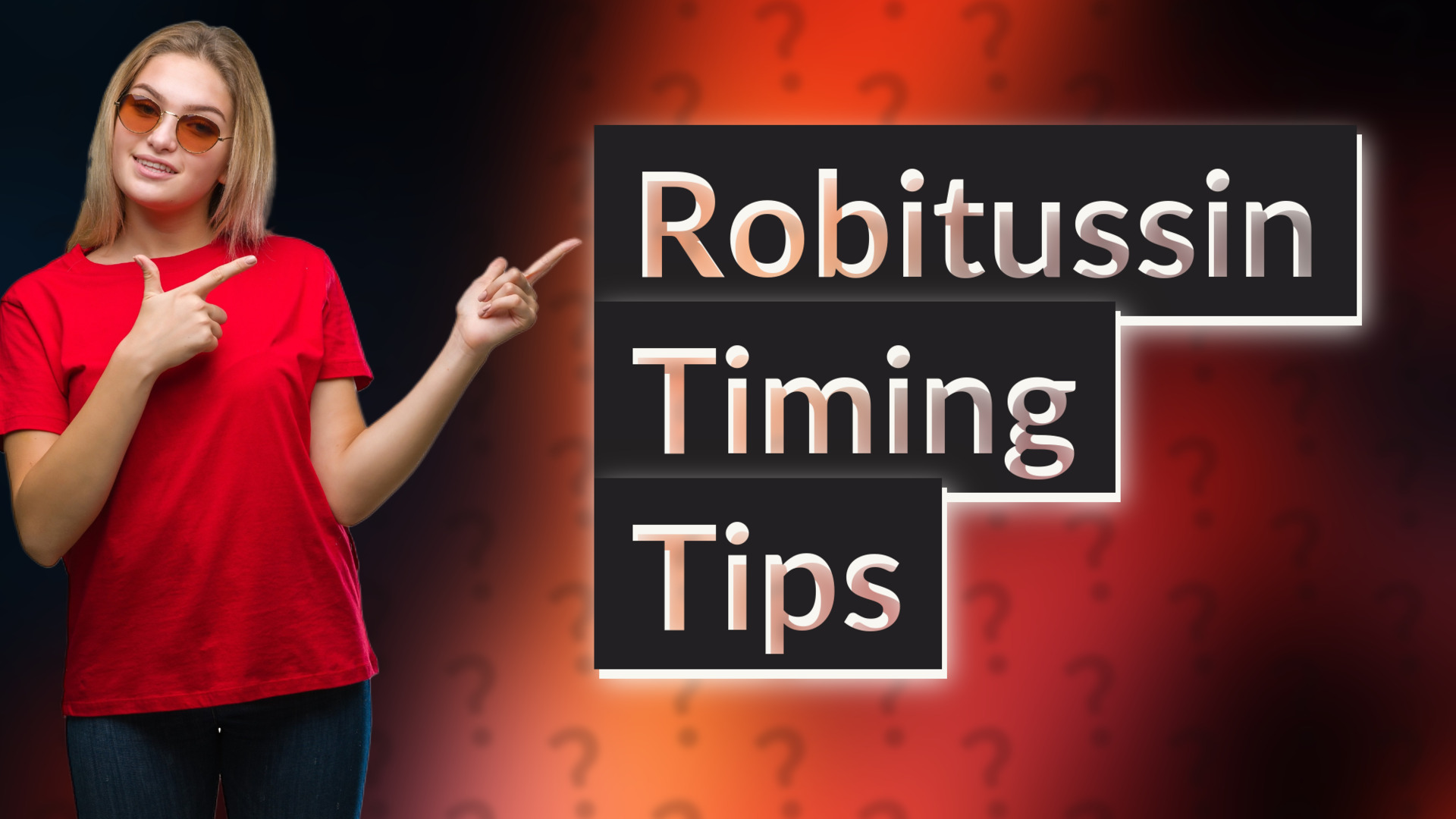 Robitussin Timing Tips