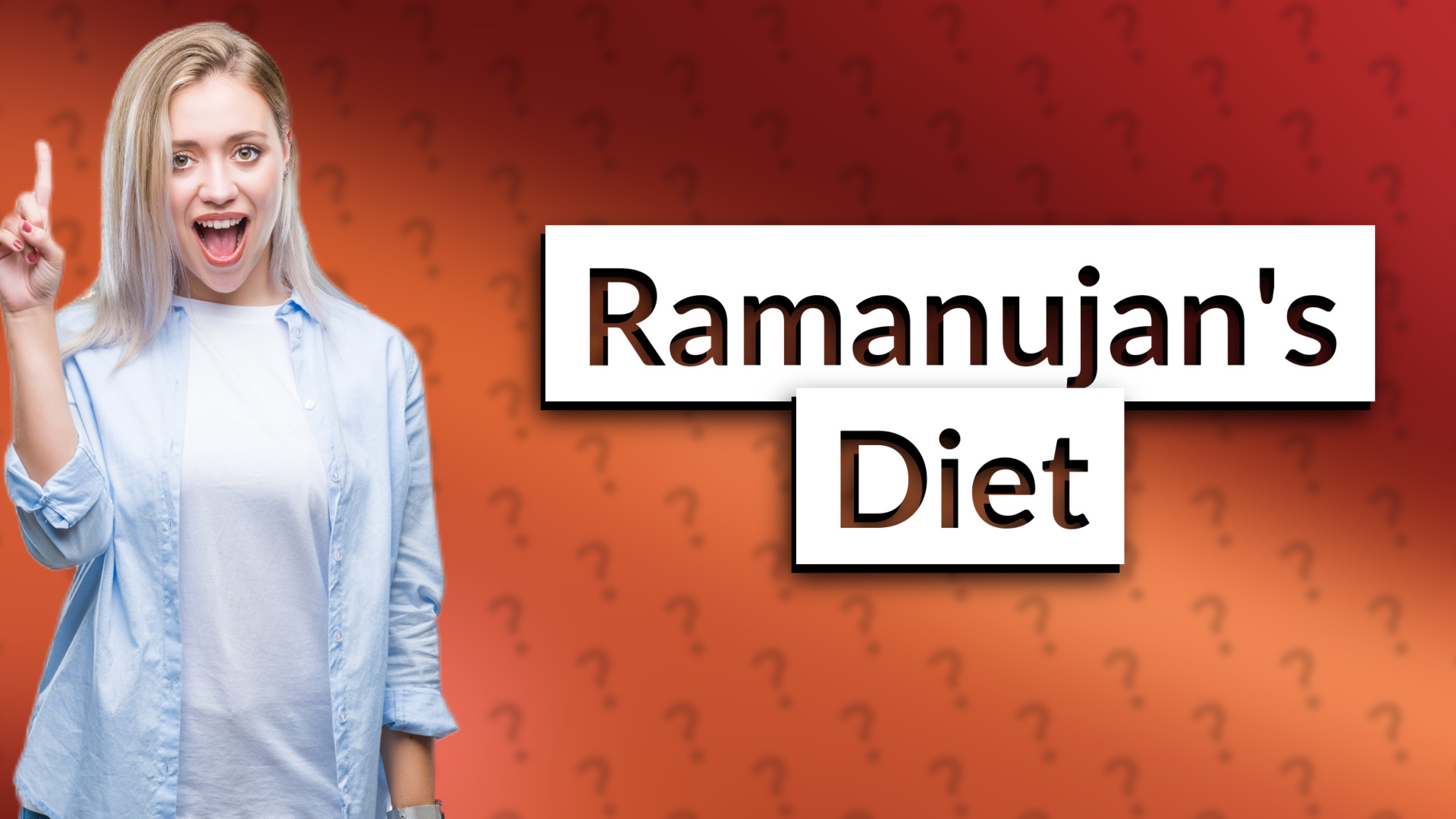 Ramanujan's Diet