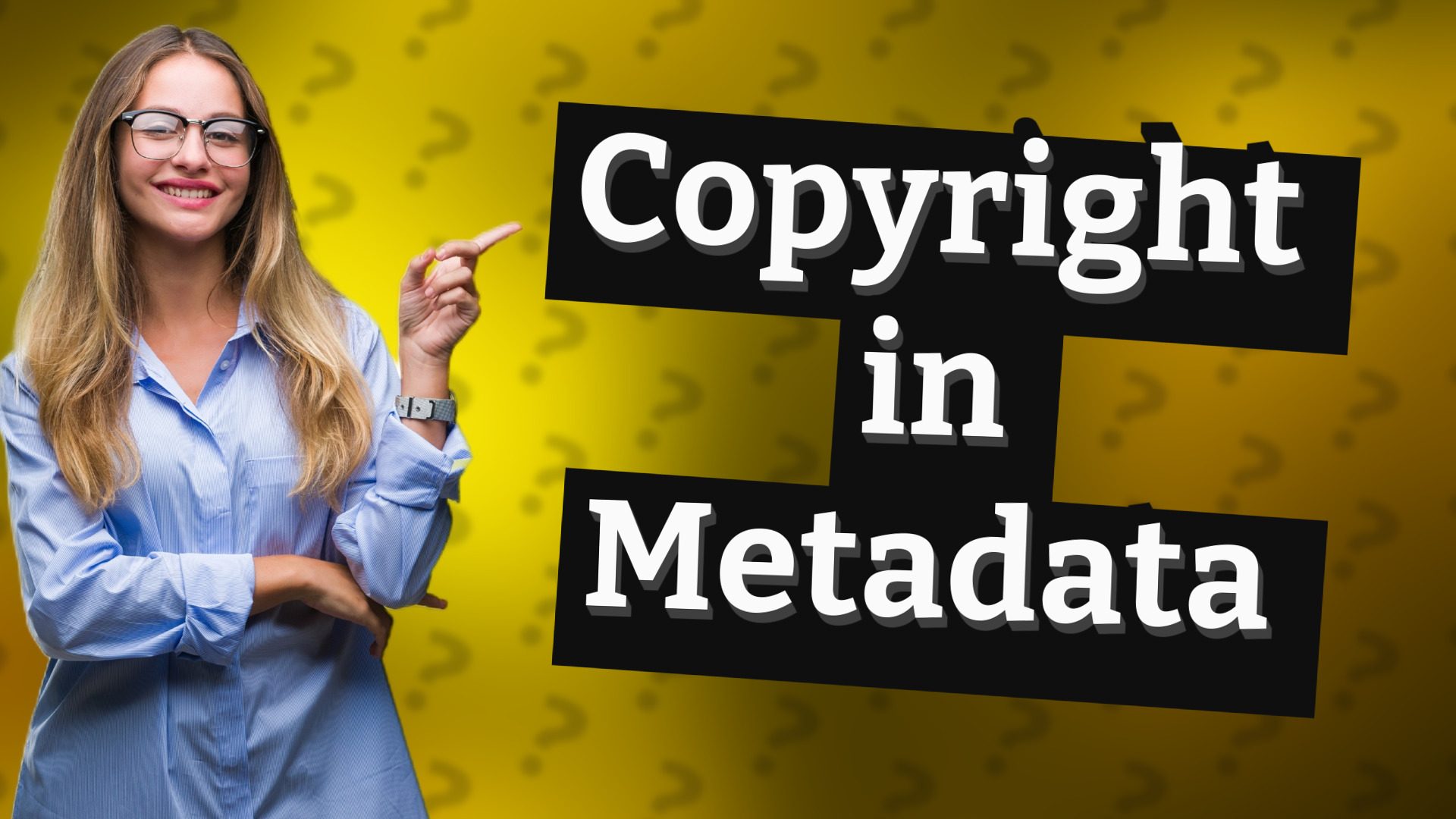 Copyright in Metadata