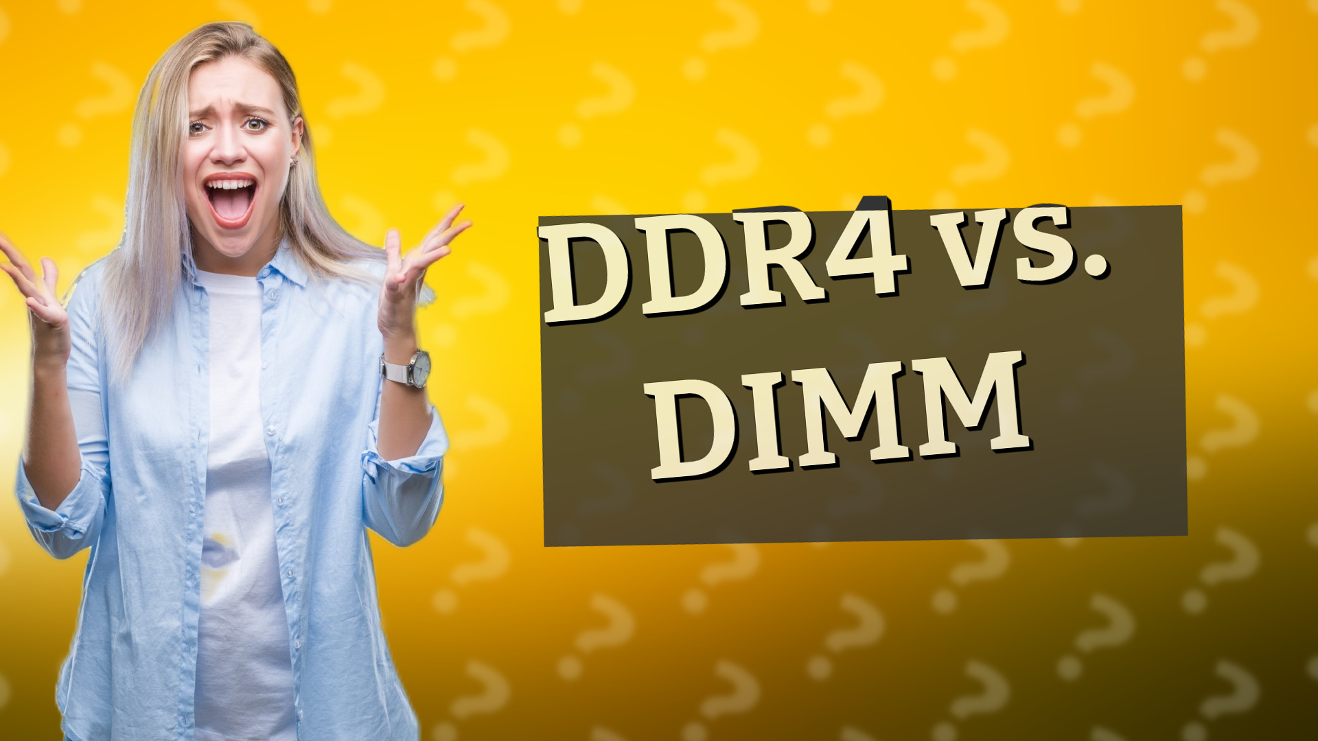 DDR4 vs. DIMM