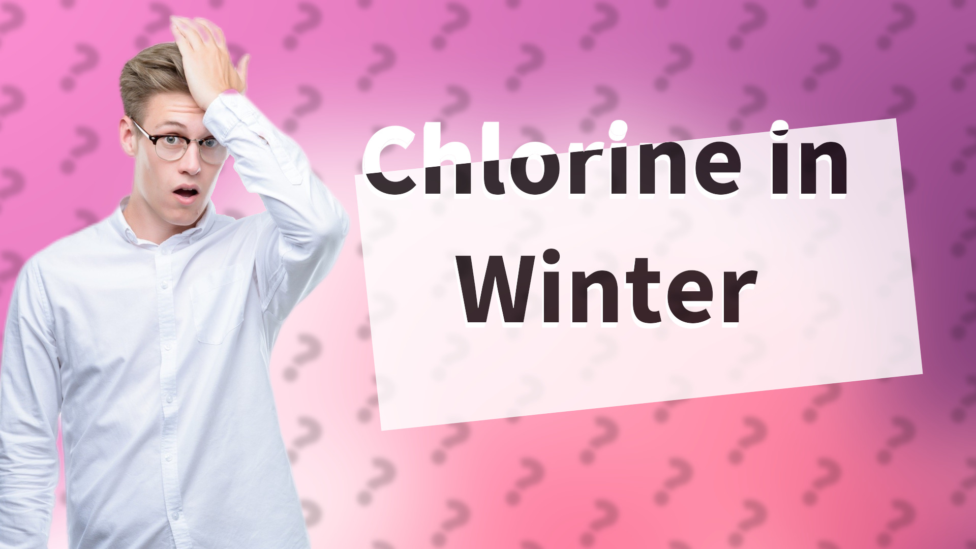 Chlorine in Winter