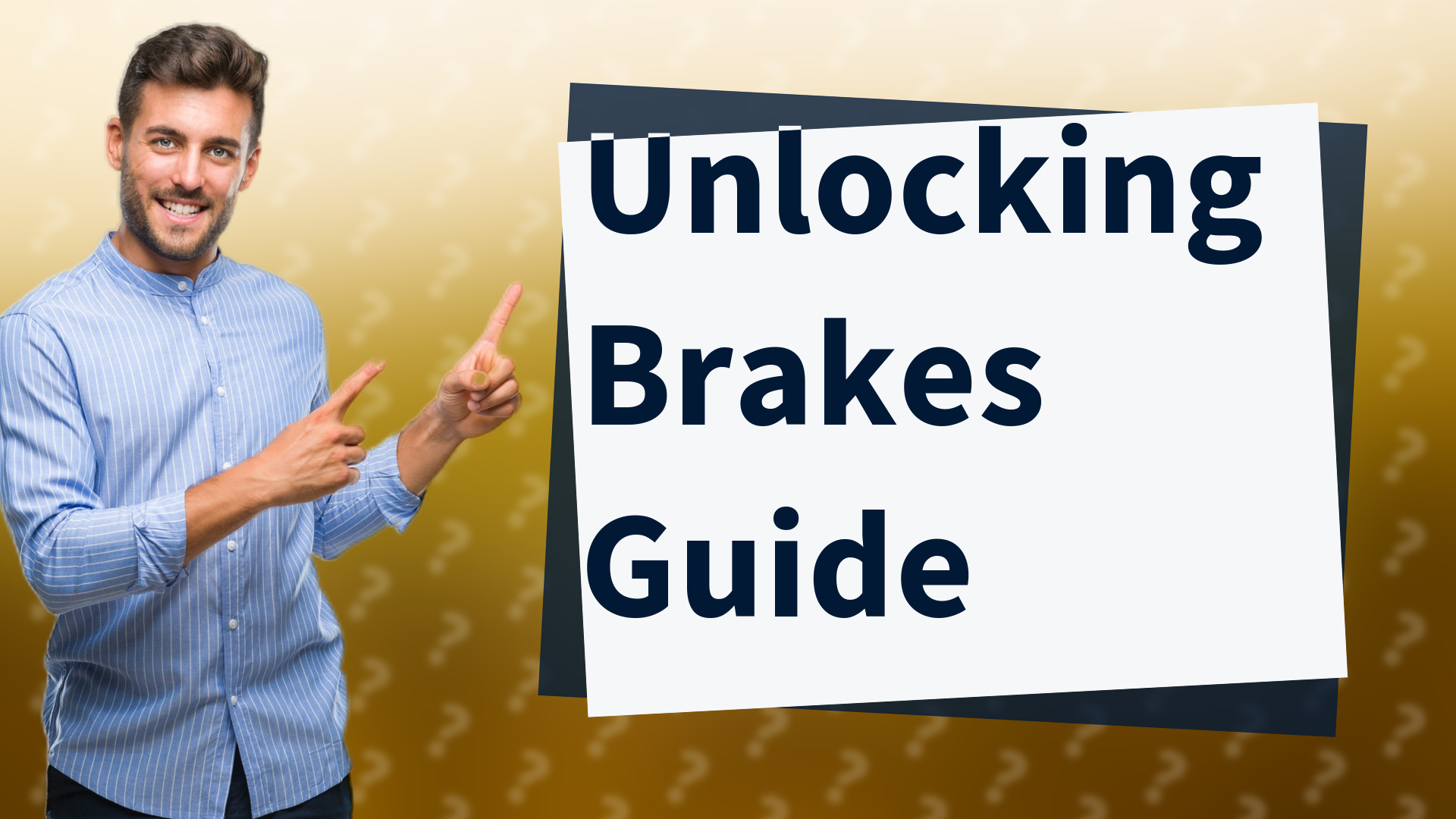 Unlocking Brakes Guide