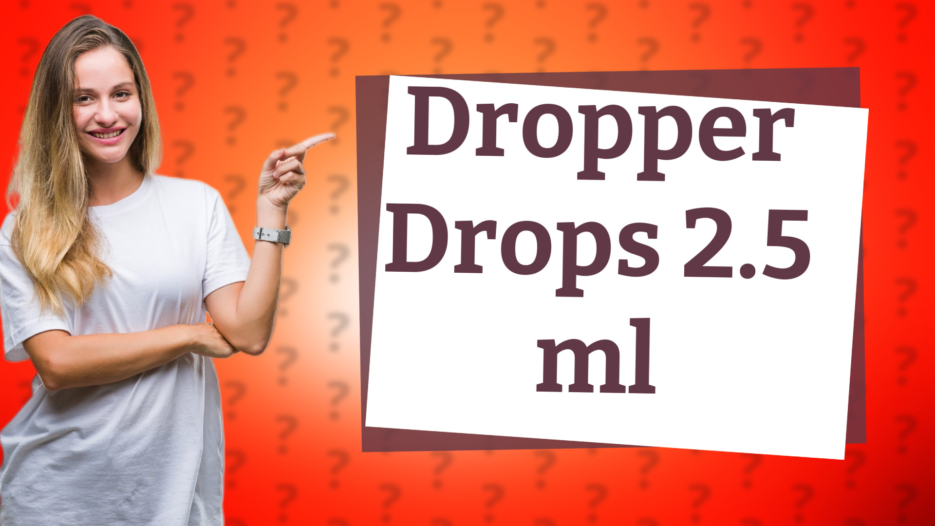 Dropper Drops 2.5 ml