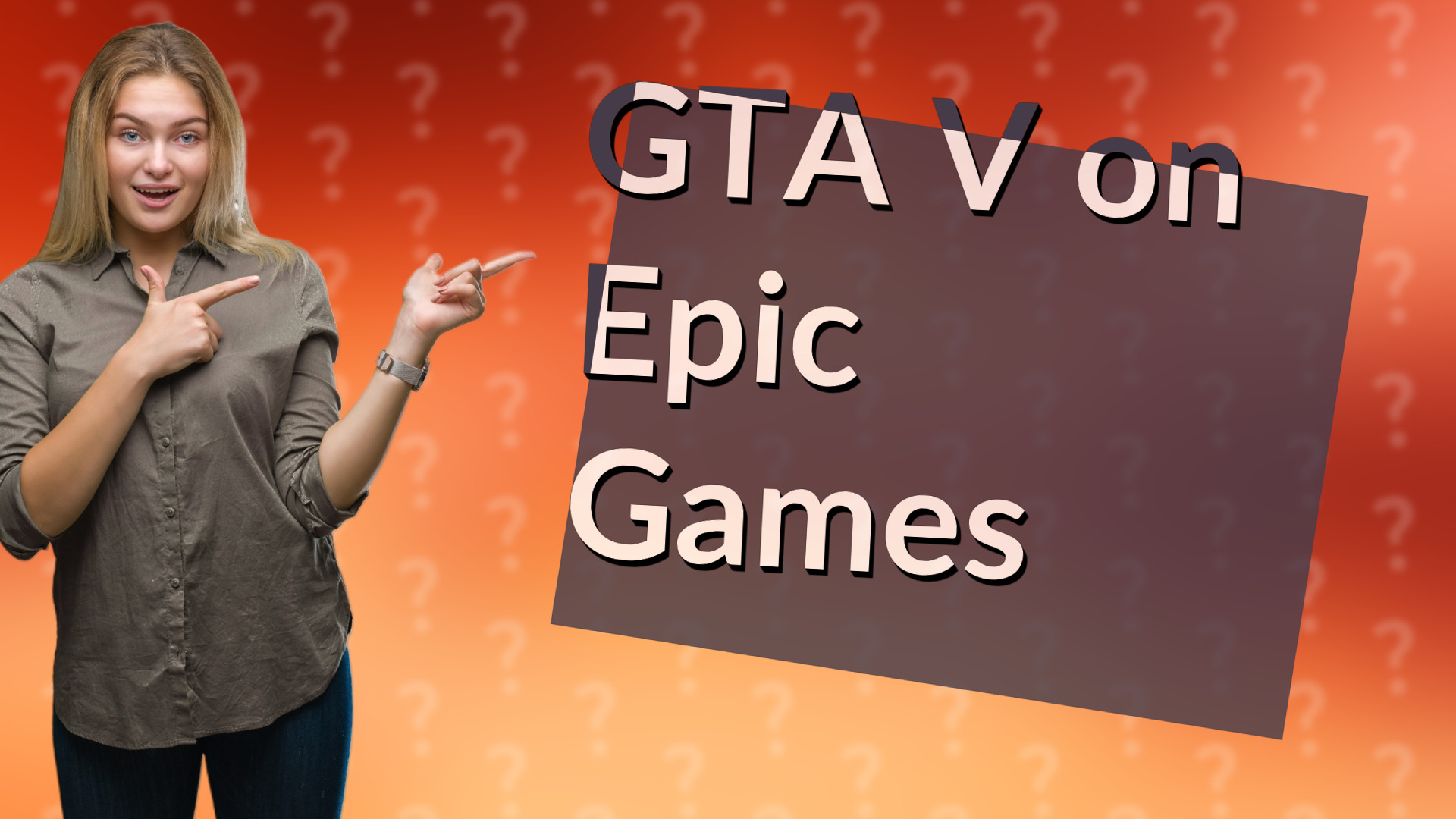GTA V on Epic Games