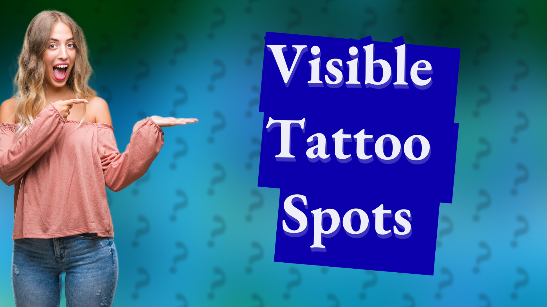 Visible Tattoo Spots