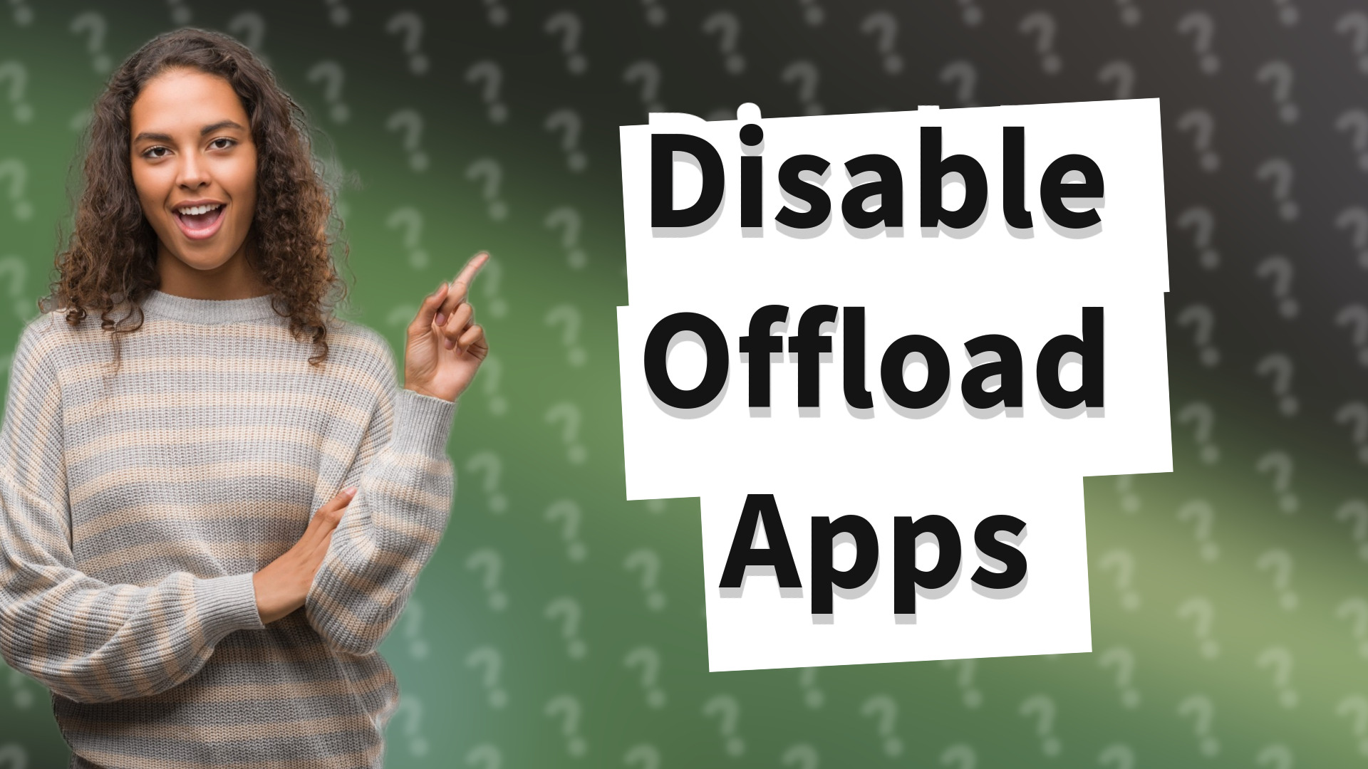 Disable Offload Apps