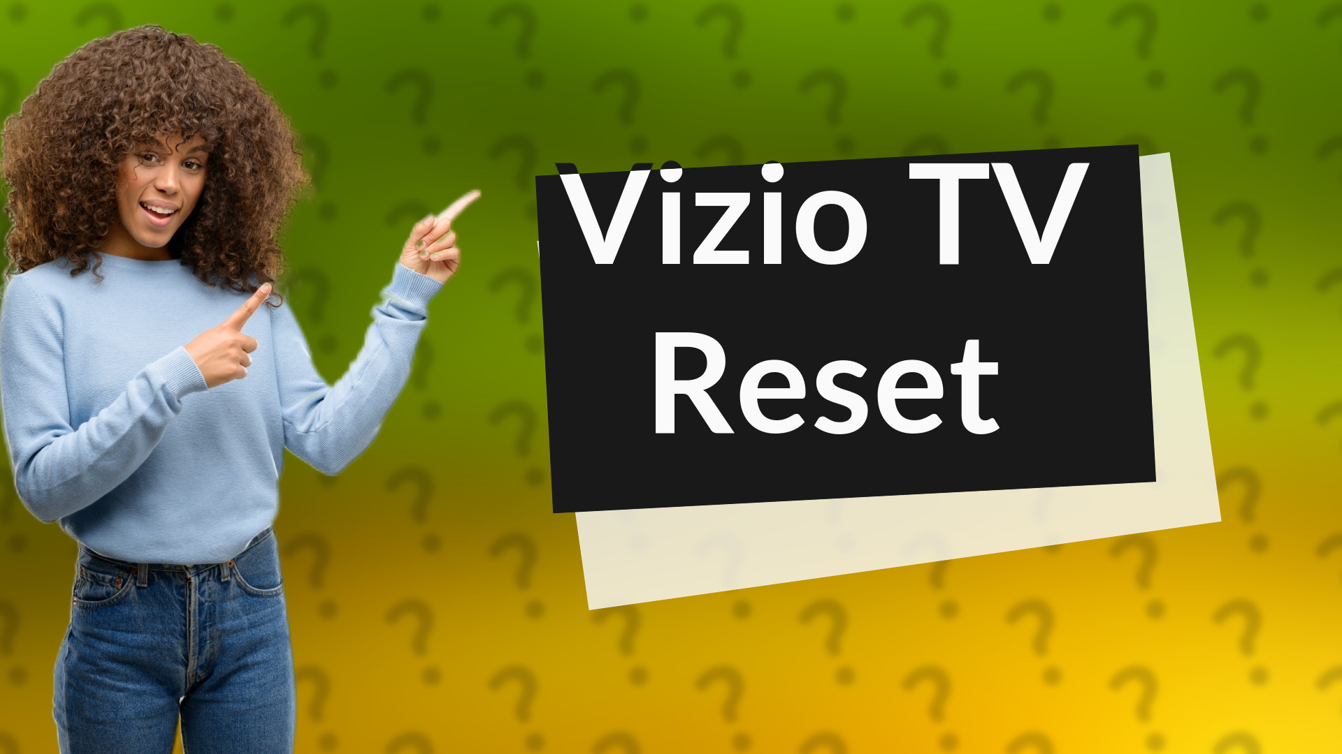 Vizio TV Reset