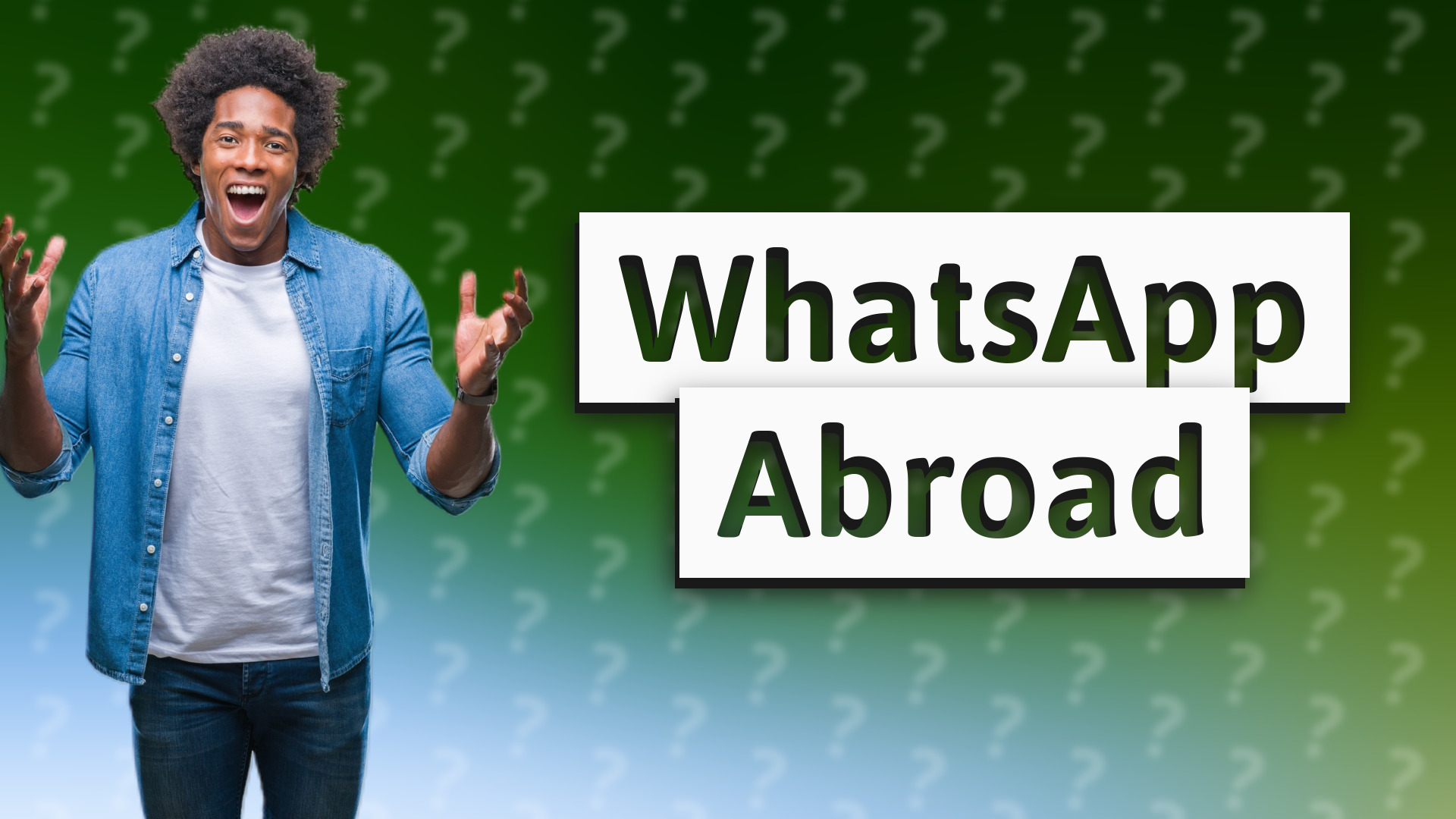 WhatsApp Abroad