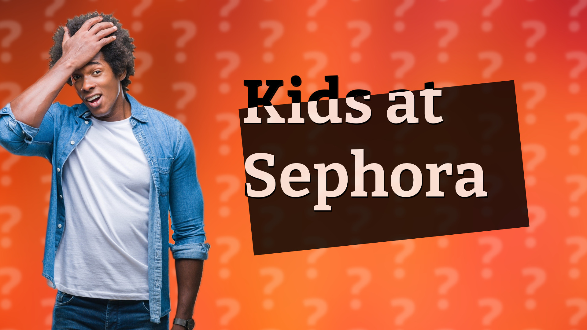 Kids at Sephora
