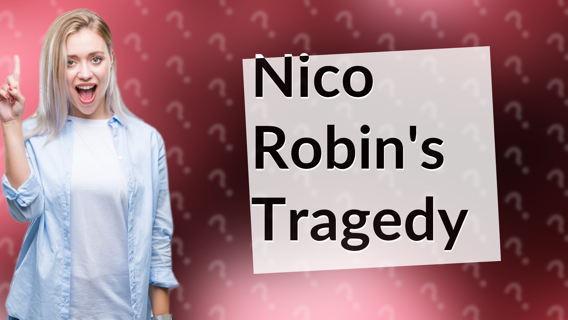 Nico Robin's Tragedy