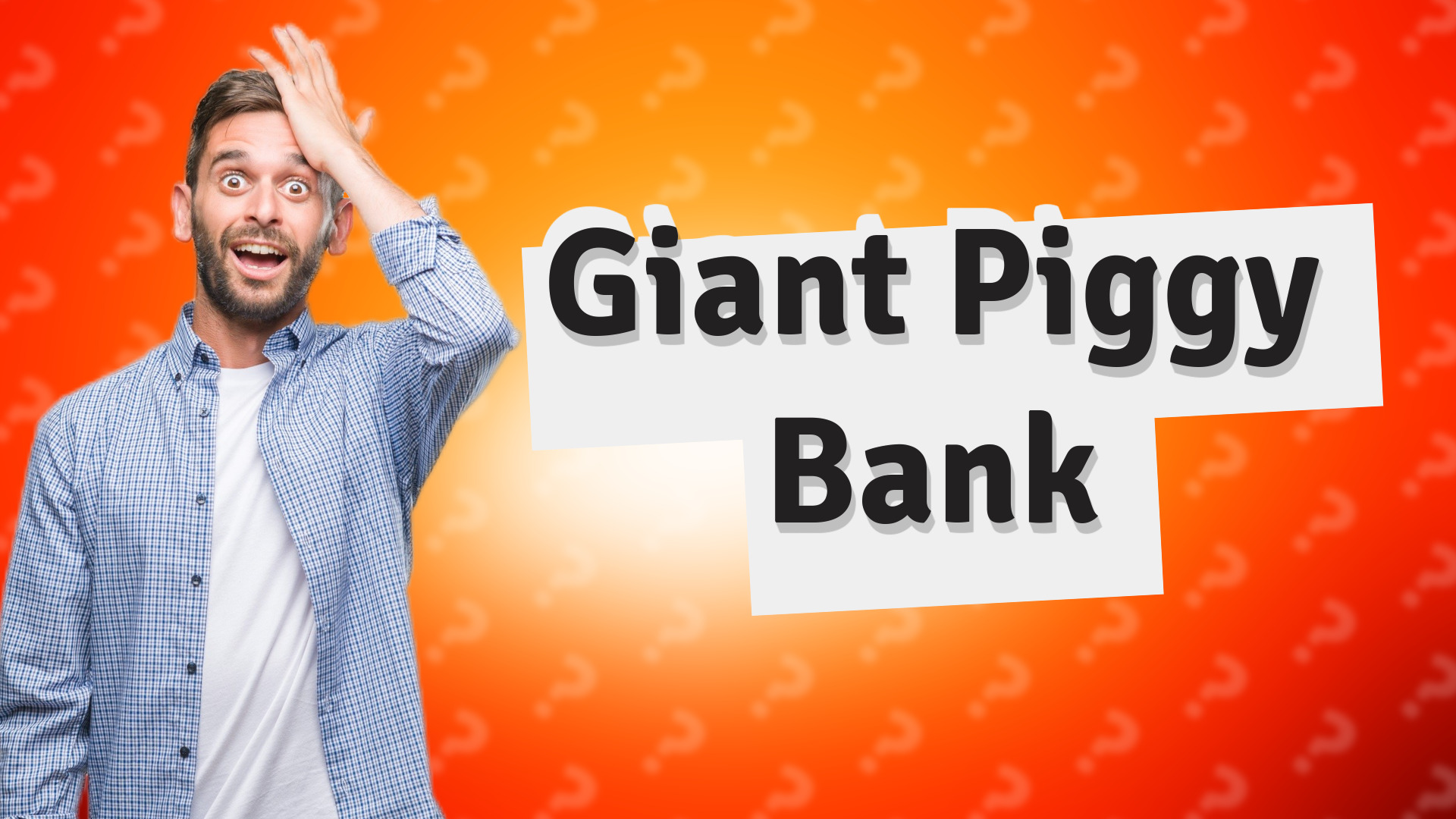 Giant Piggy Bank