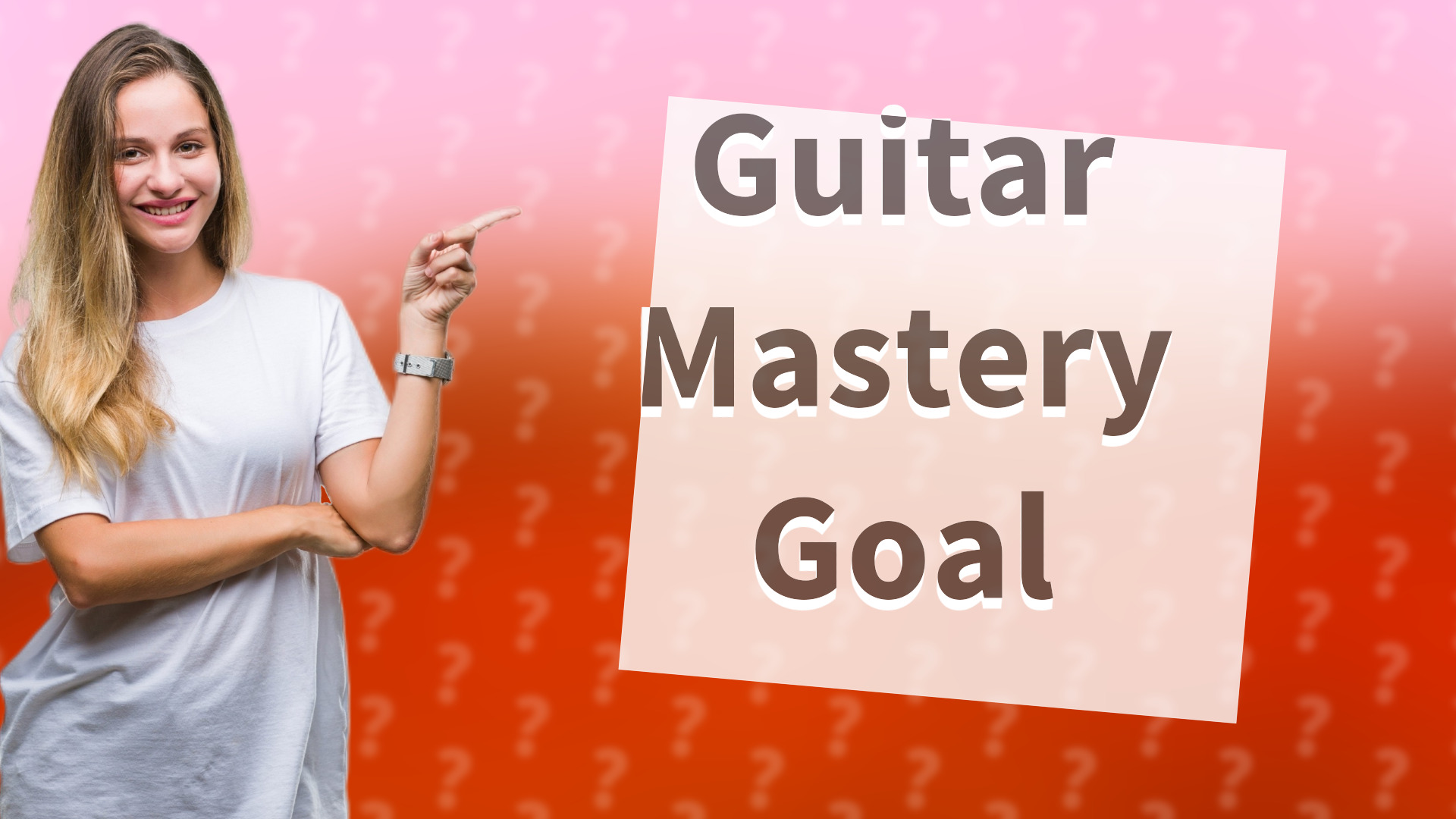 Guitar Mastery Goal