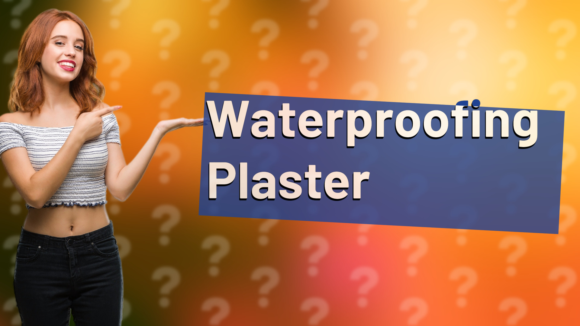 Waterproofing Plaster