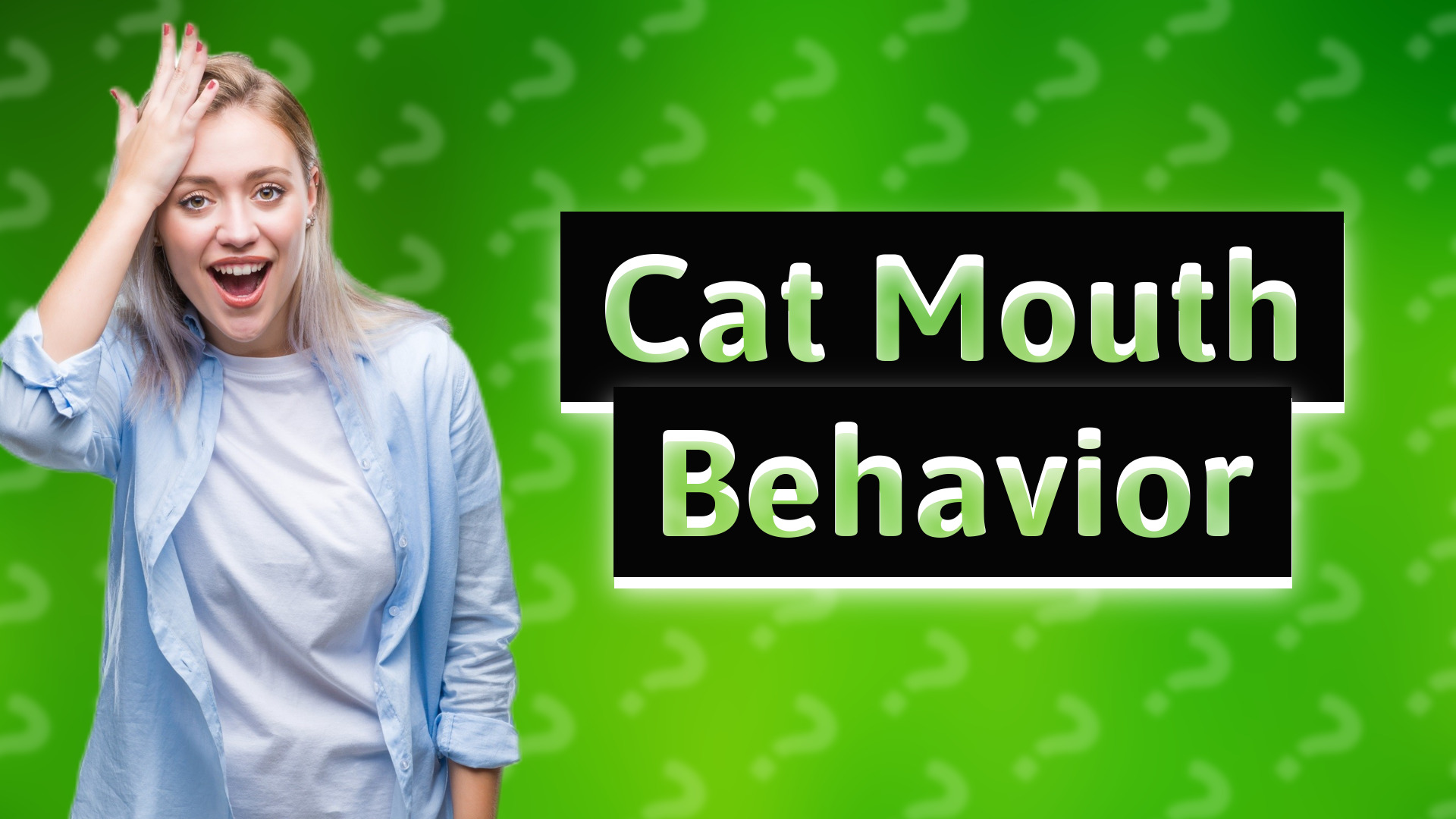 Cat Mouth Behavior
