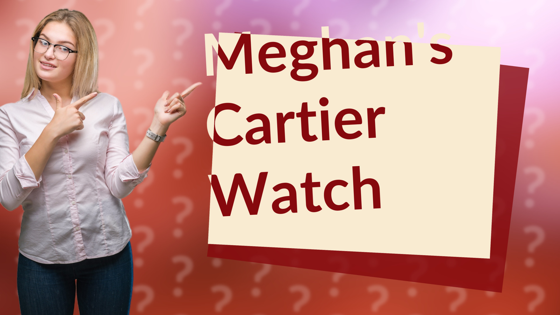 Meghan's Cartier Watch