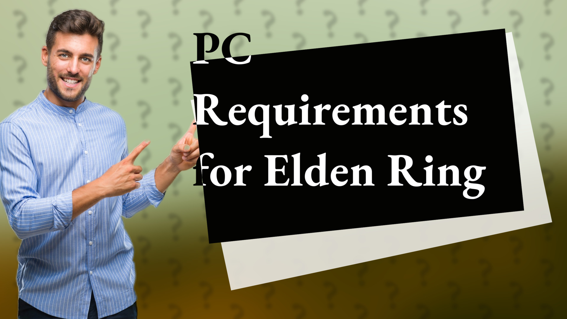 PC Requirements for Elden Ring