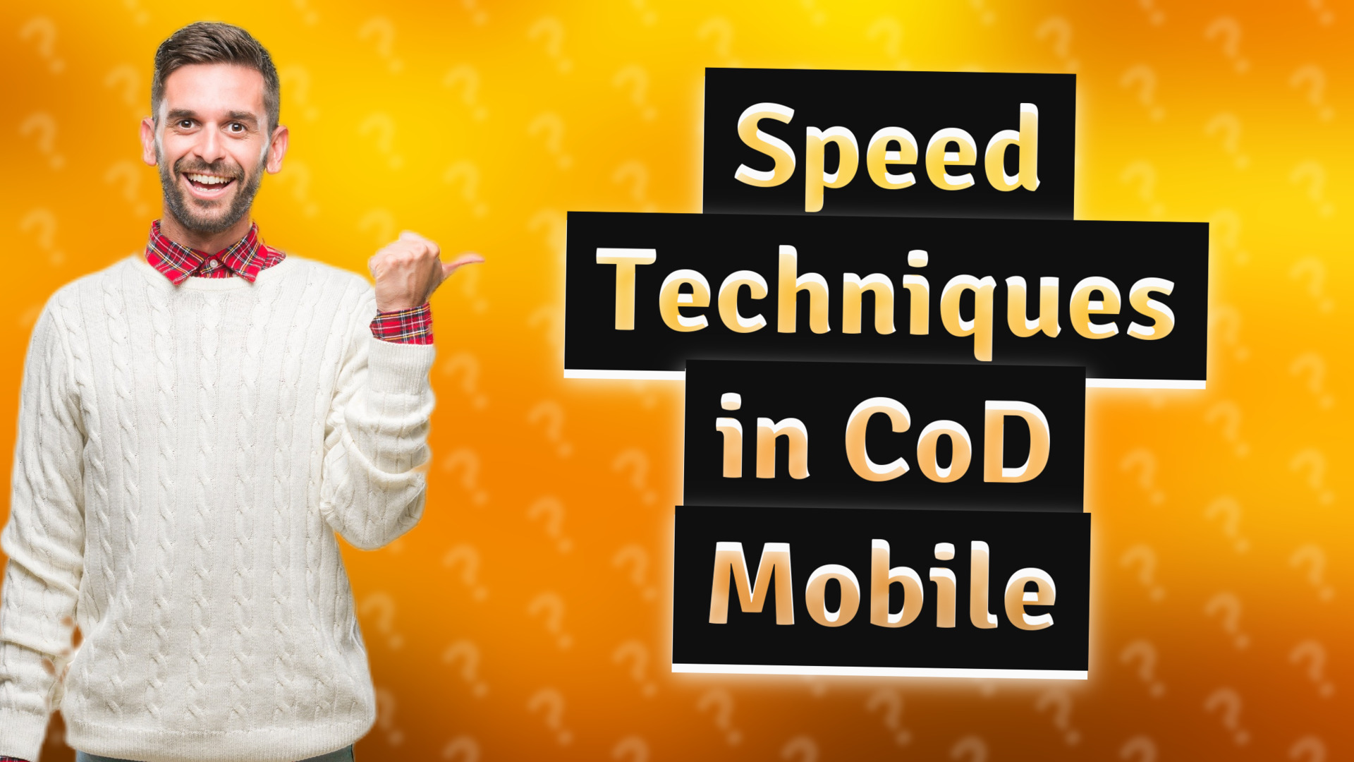 Speed Techniques in CoD Mobile