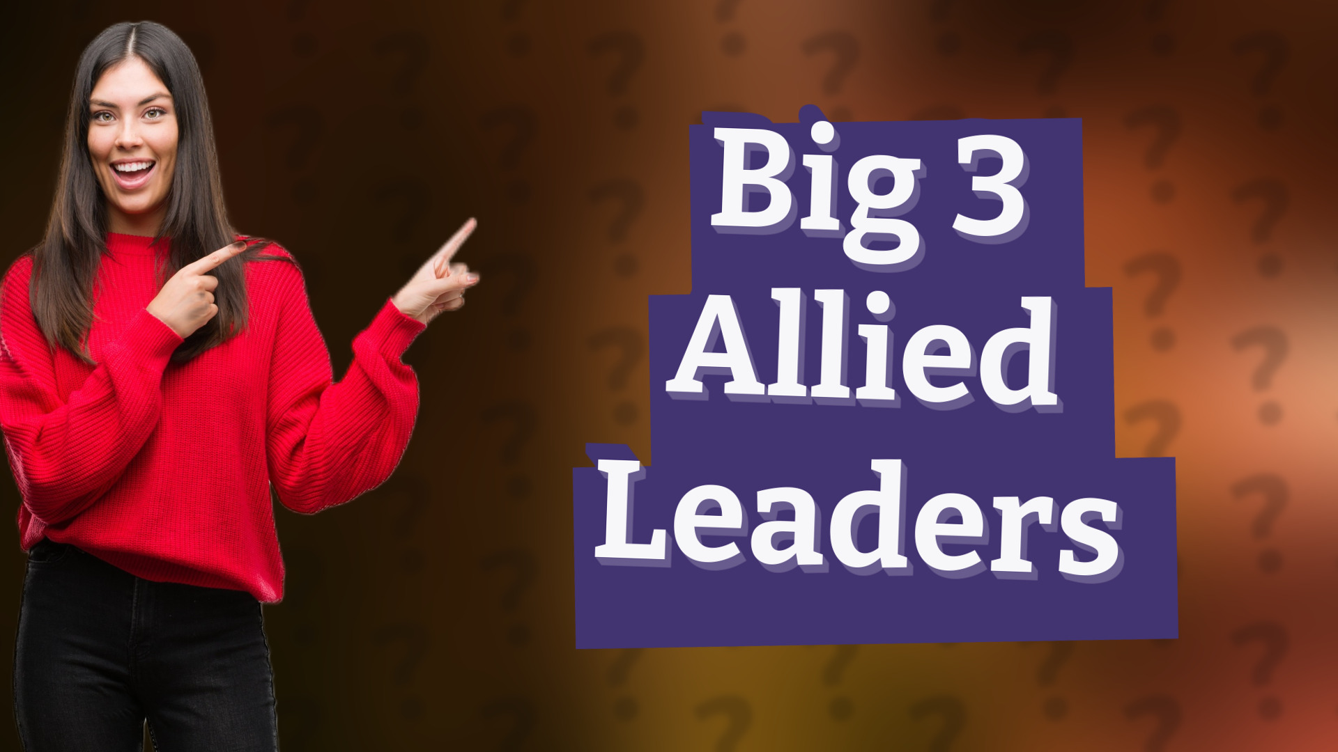 Big 3 Allied Leaders