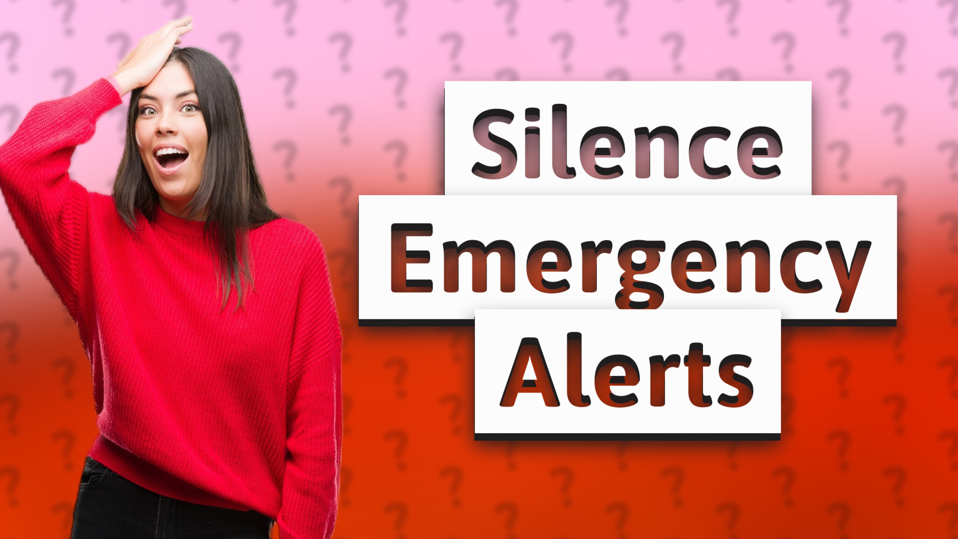 Silence Emergency Alerts