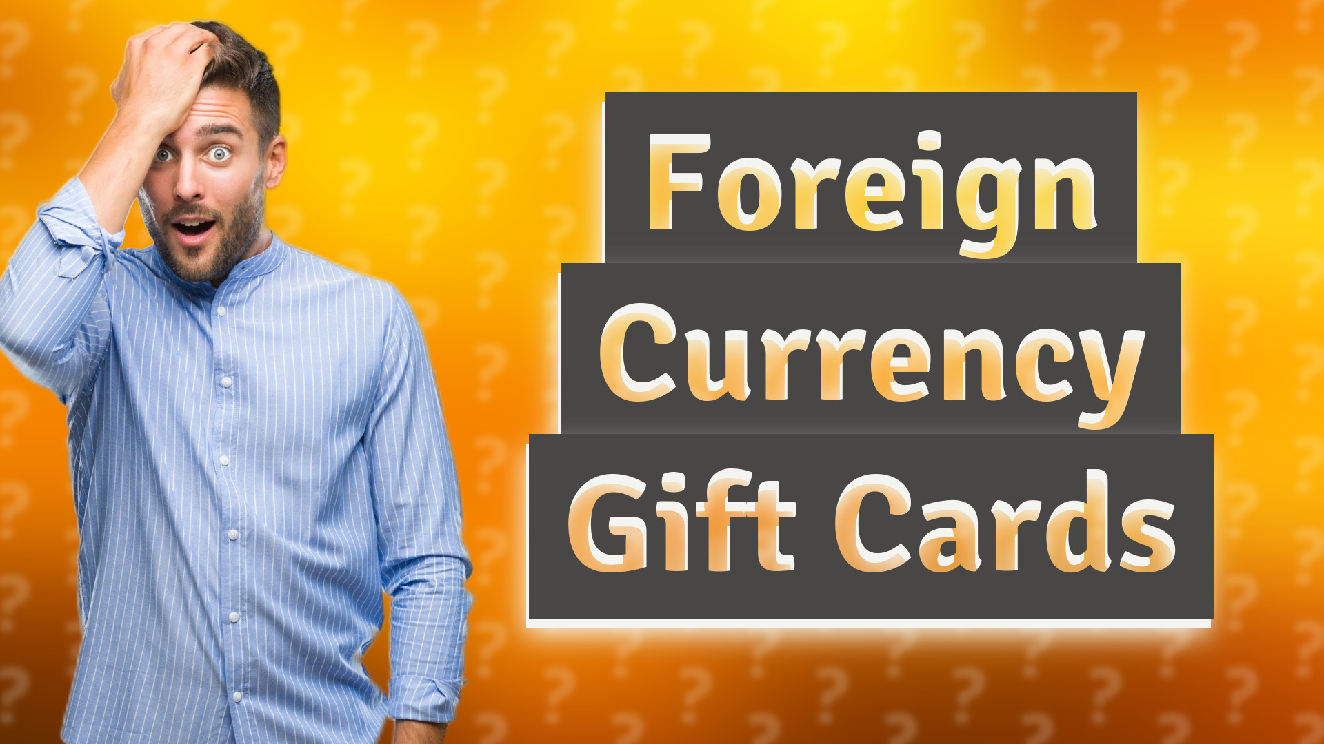 Foreign Currency Gift Cards