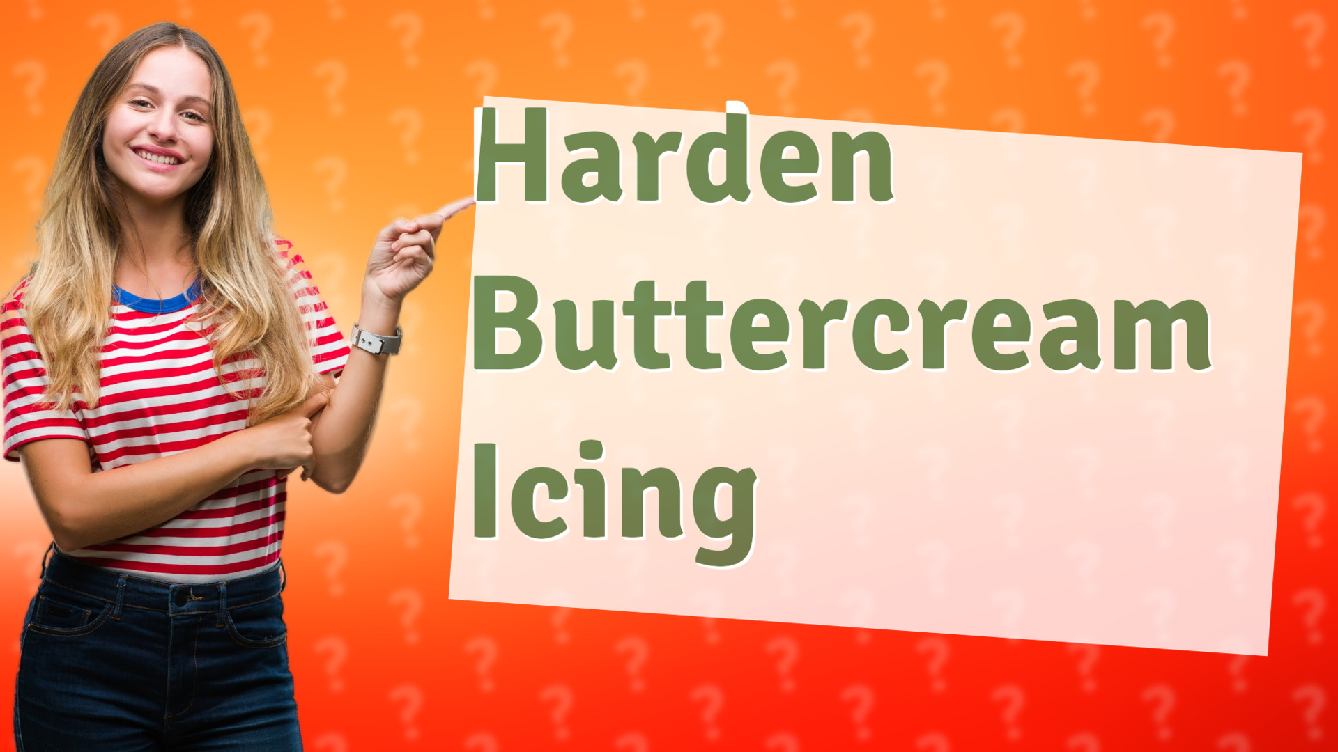 Harden Buttercream Icing