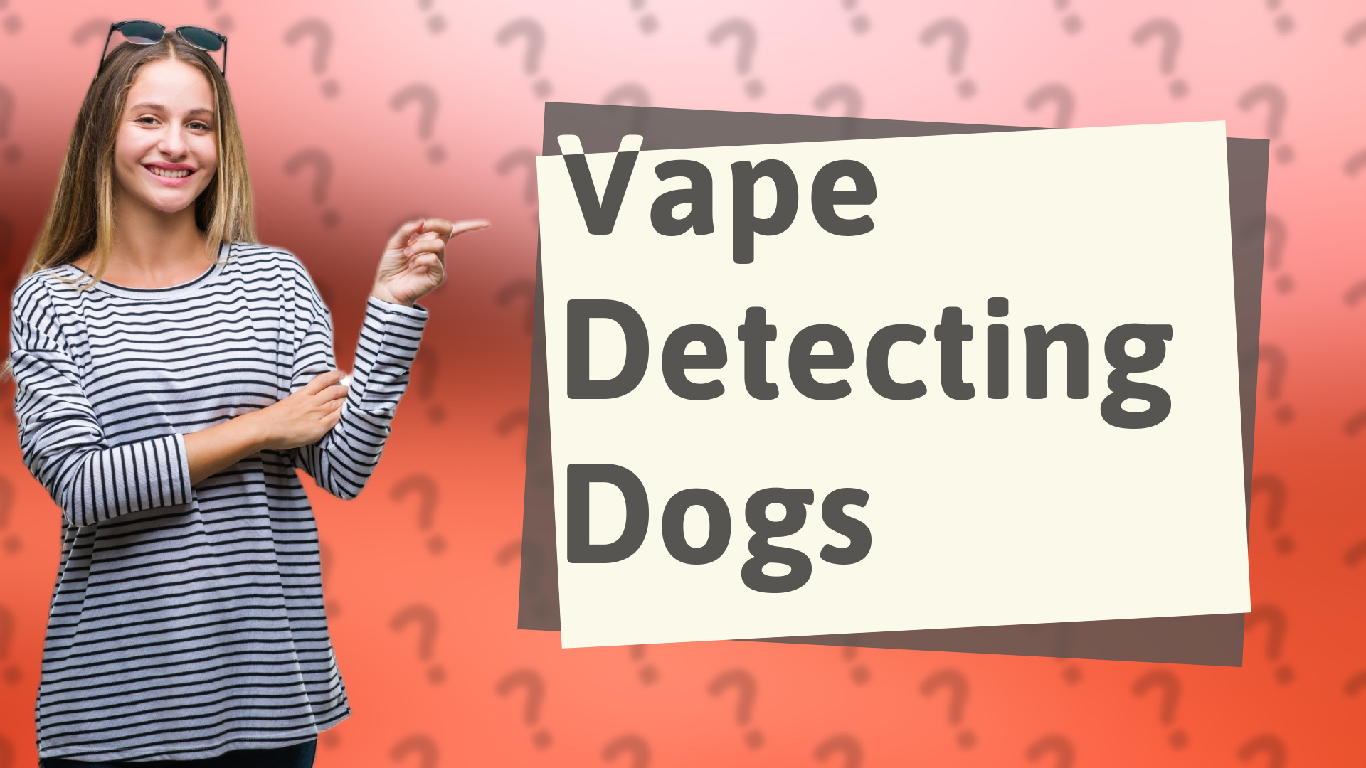 Vape Detecting Dogs