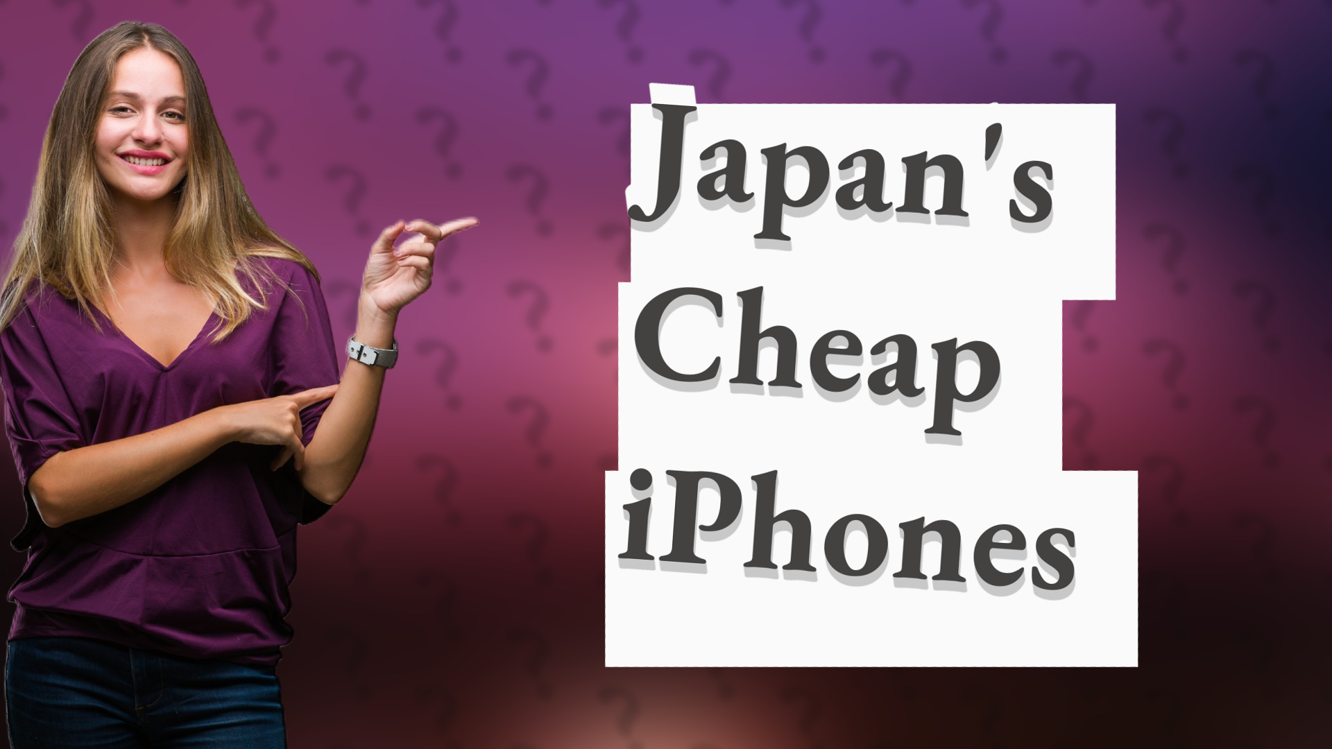 Japan's Cheap iPhones