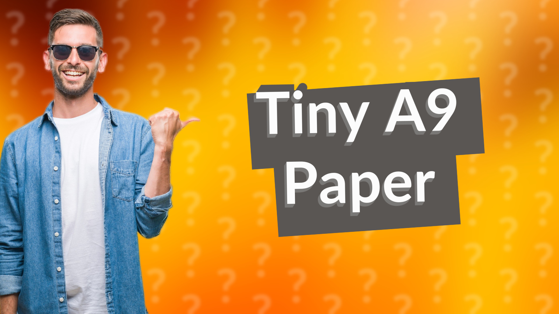 Tiny A9 Paper