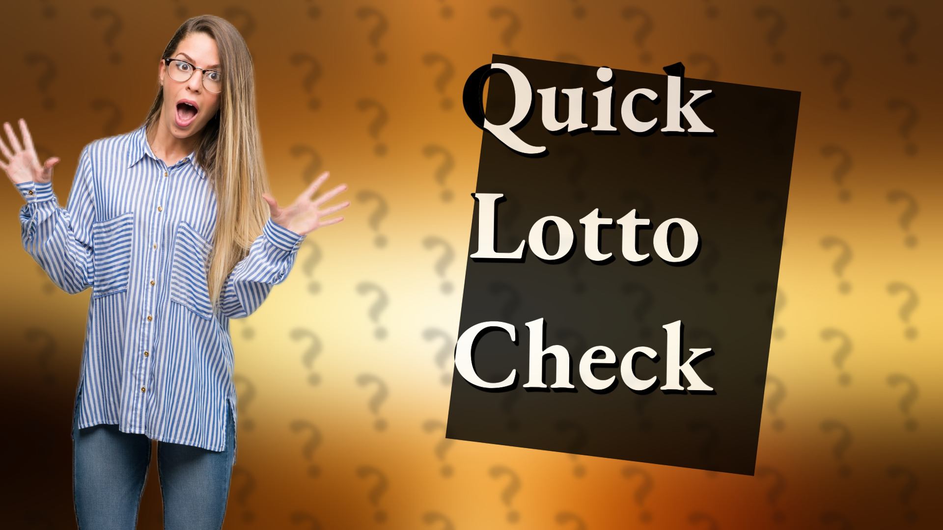 Quick Lotto Check