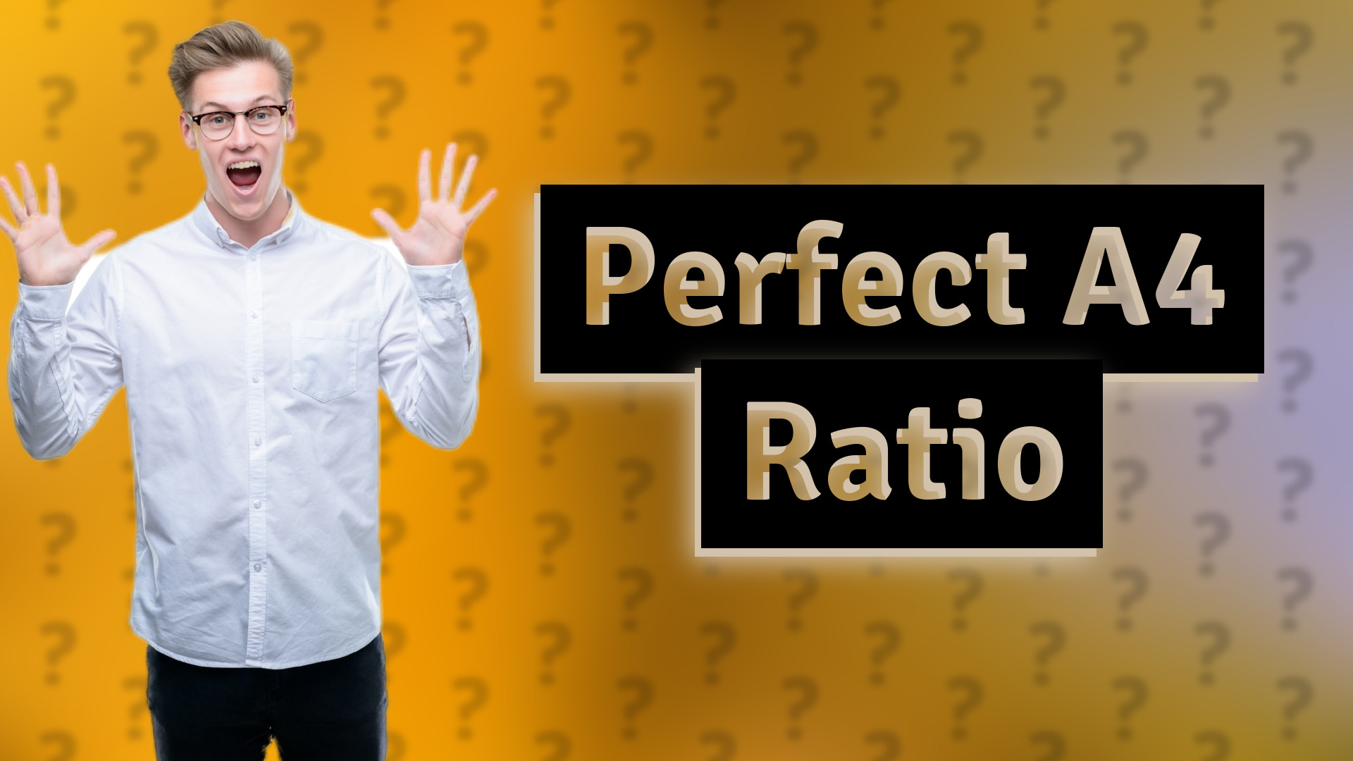 Perfect A4 Ratio