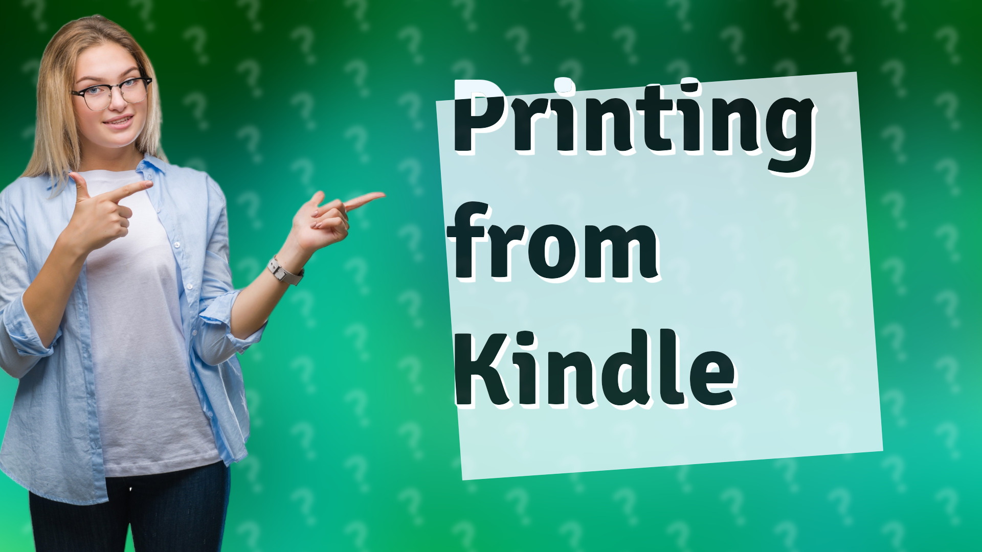 Printing from Kindle