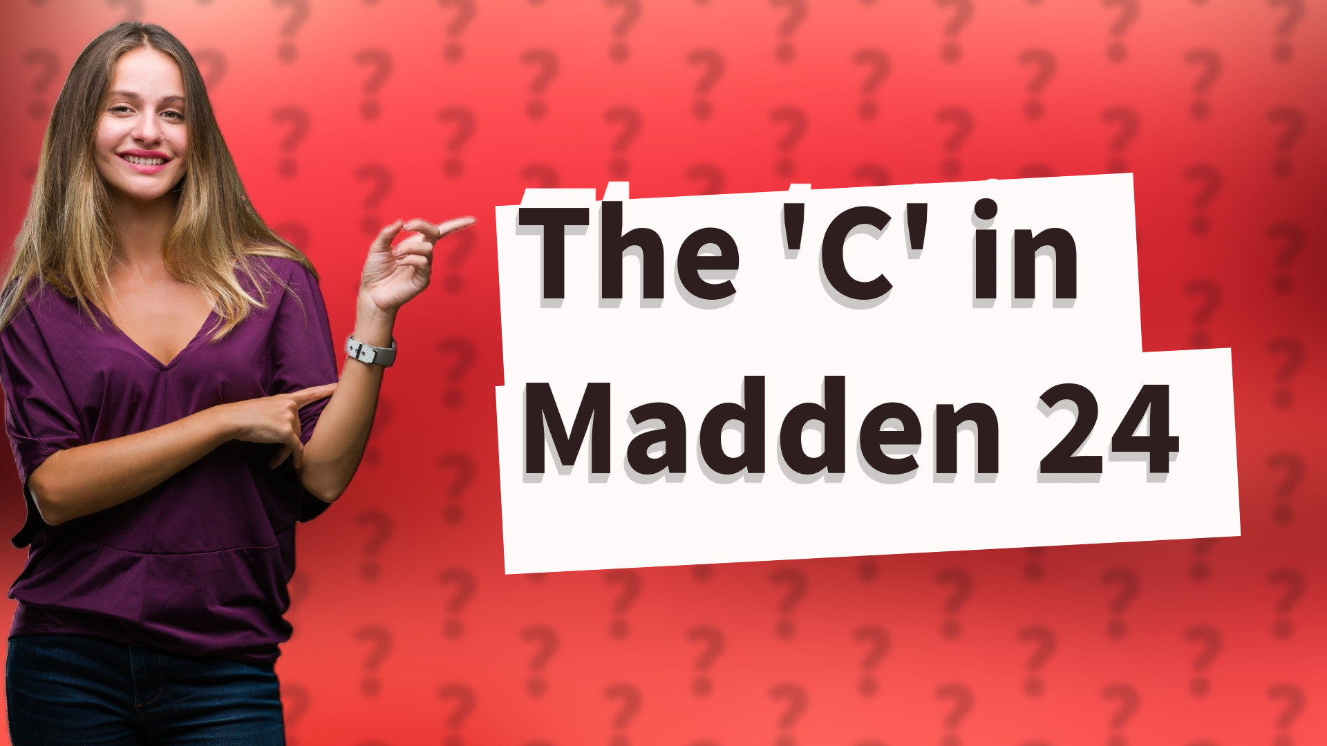 The 'C' in Madden 24