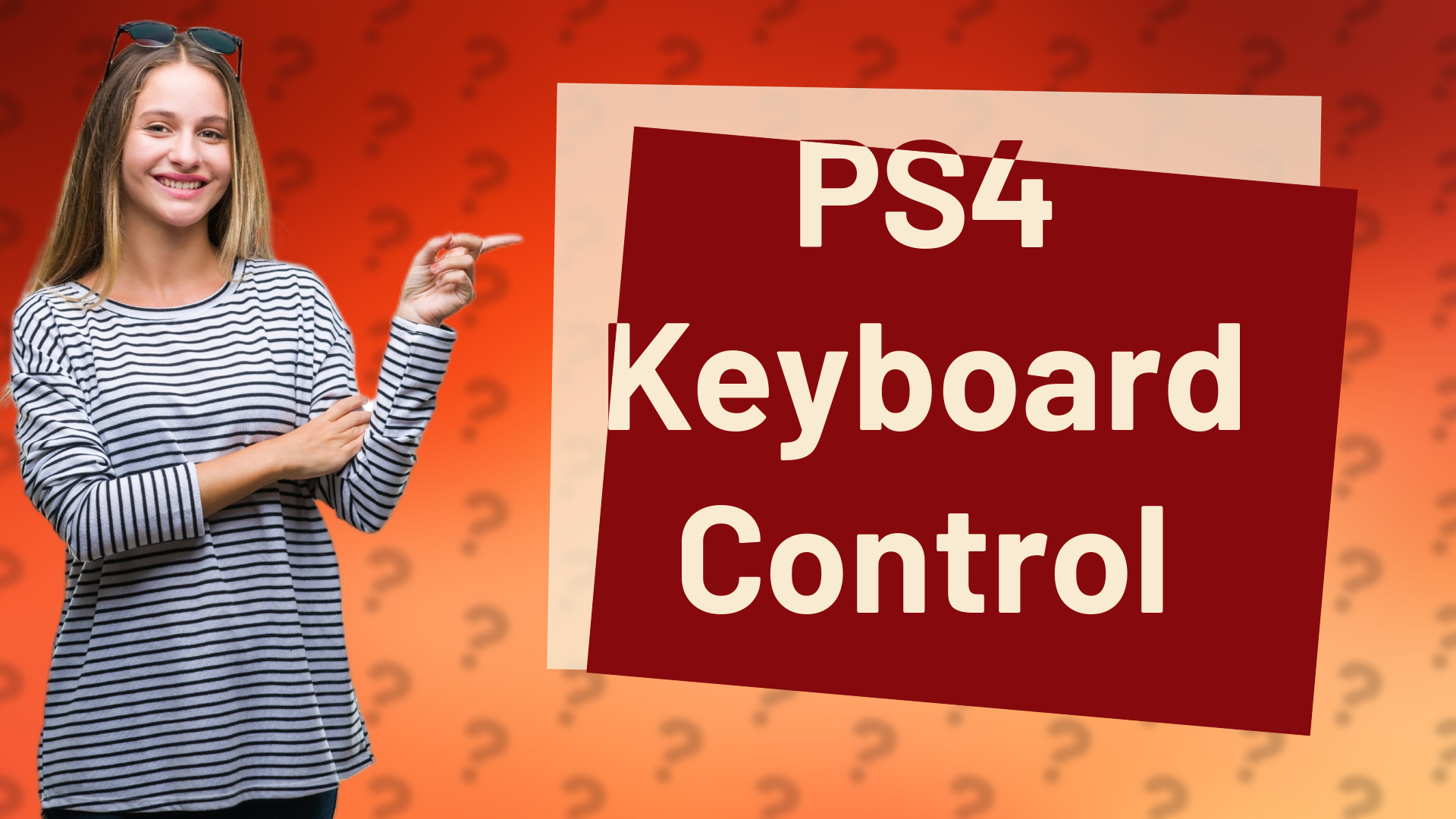 PS4 Keyboard Control