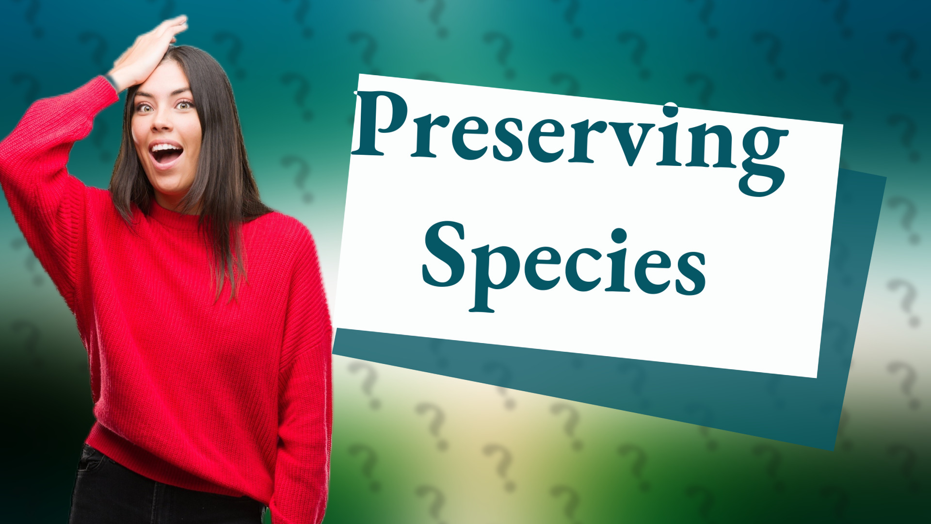Preserving Species