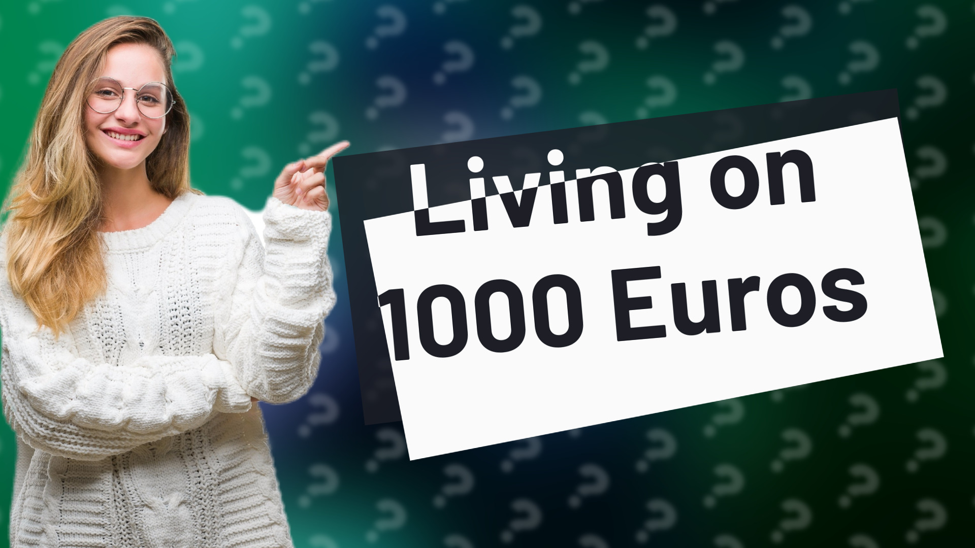 Living on 1000 Euros